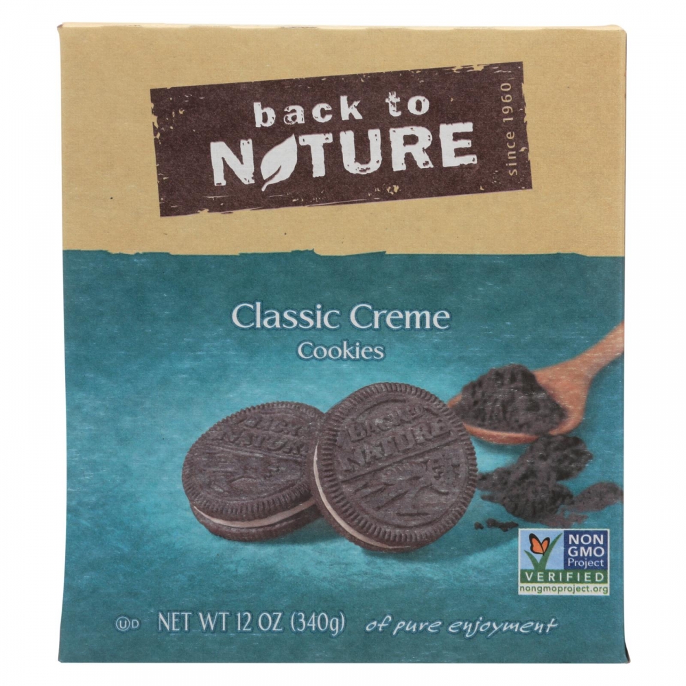 Back To Nature Creme Cookies - Classic - 6개 묶음상품 - 12 oz.