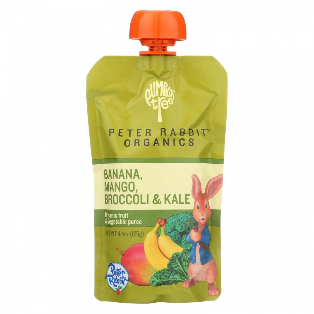 Peter Rabbit Organics Veggie Snacks - Kale Broccoli and Mango with Banana - 10개 묶음상품 - 4.4 oz.