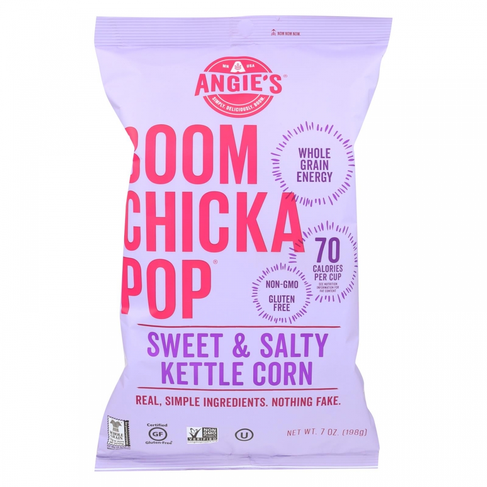 Angie's Kettle Corn Boom Chicka Pop Sweet and Salty Popcorn - 12개 묶음상품 - 7 oz.
