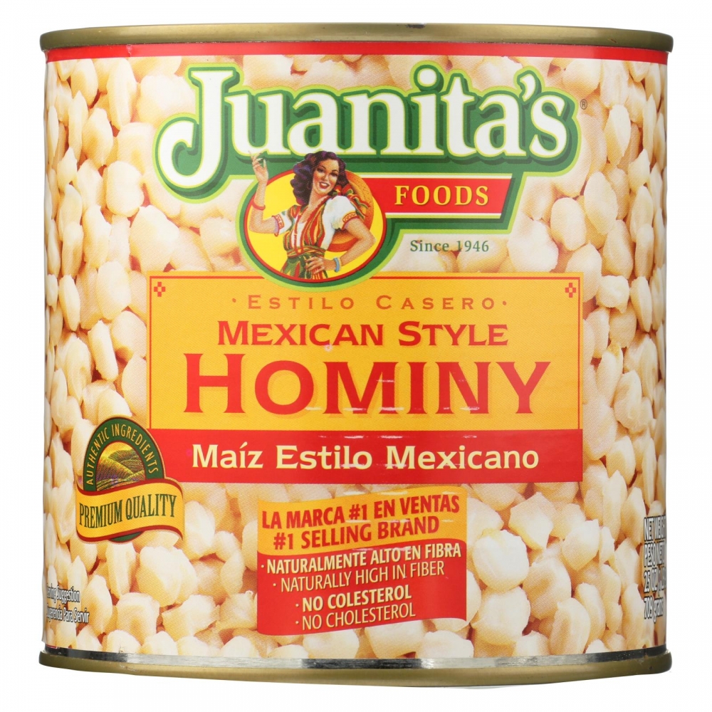 Juanita's Foods - Hominy - Mexican Style - 12개 묶음상품 - 25 oz.