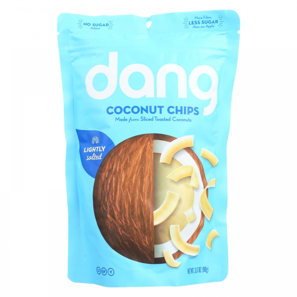 Dang - Toasted Coconut Chips - Lightly Salted - 12개 묶음상품 - 3.17 oz.
