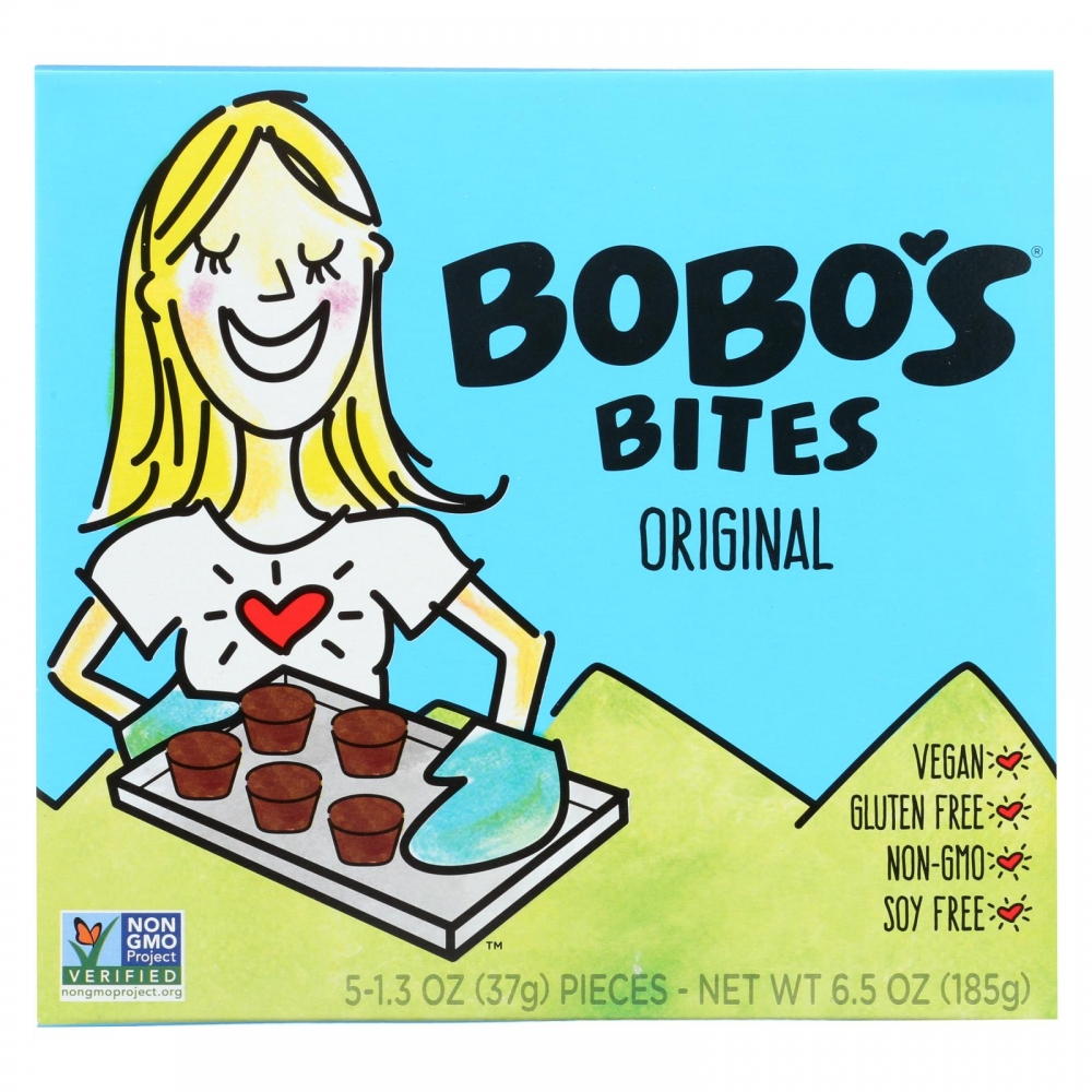 Bobo's Oat Bars - Original Bites - Gluten Free - 6개 묶음상품 - 1.3 oz.