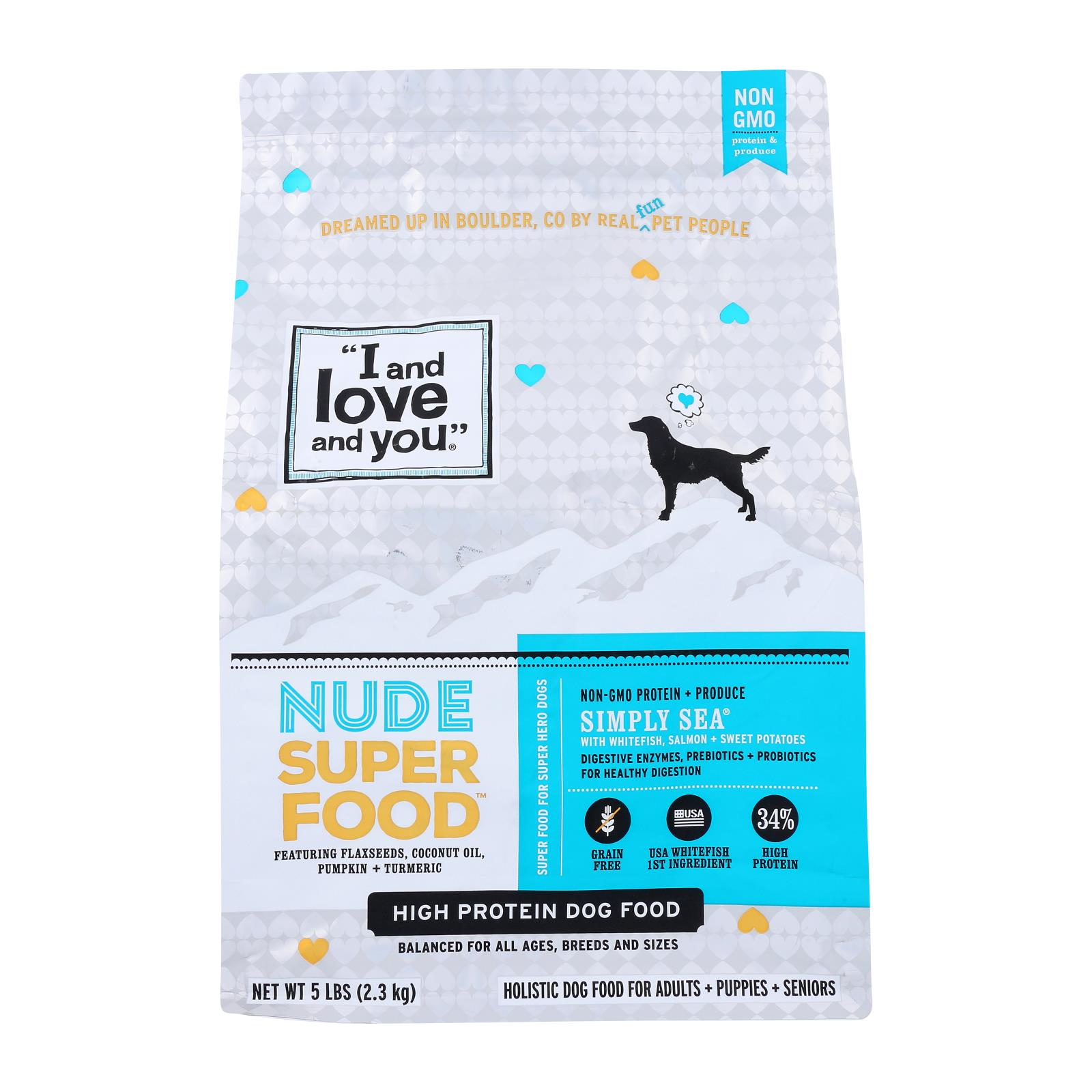 I And Love And You Dog Dry Food Simply Sea Recipe - 3개 묶음상품 - 5 LB