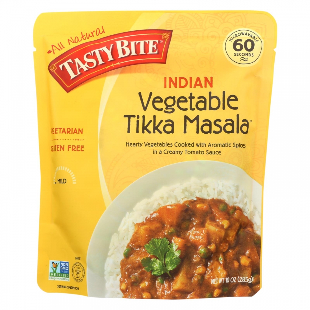 Tasty Bite Entree - Indian Cuisine - Vegetable Tikka Masala - 10 oz - 6개 묶음상품