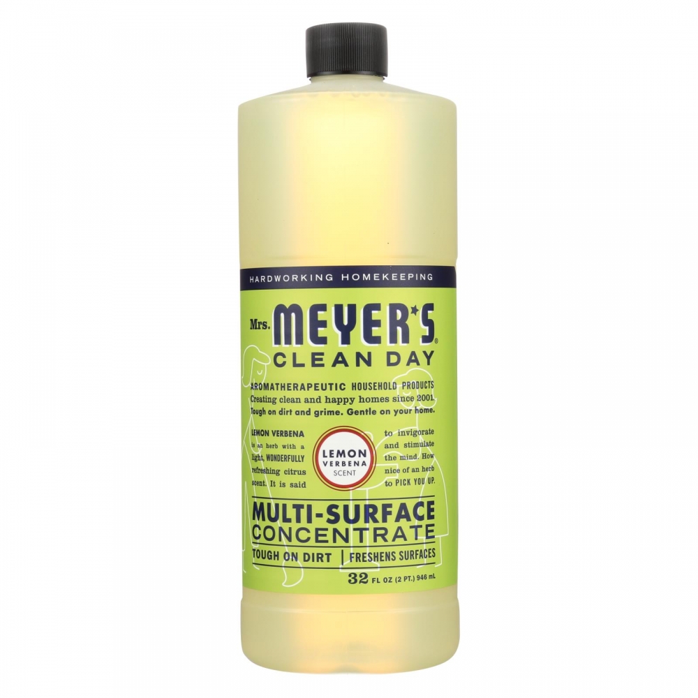Mrs. Meyer's Clean Day - Multi Surface Concentrate - Lemon Verbena - 32 fl oz - 6개 묶음상품