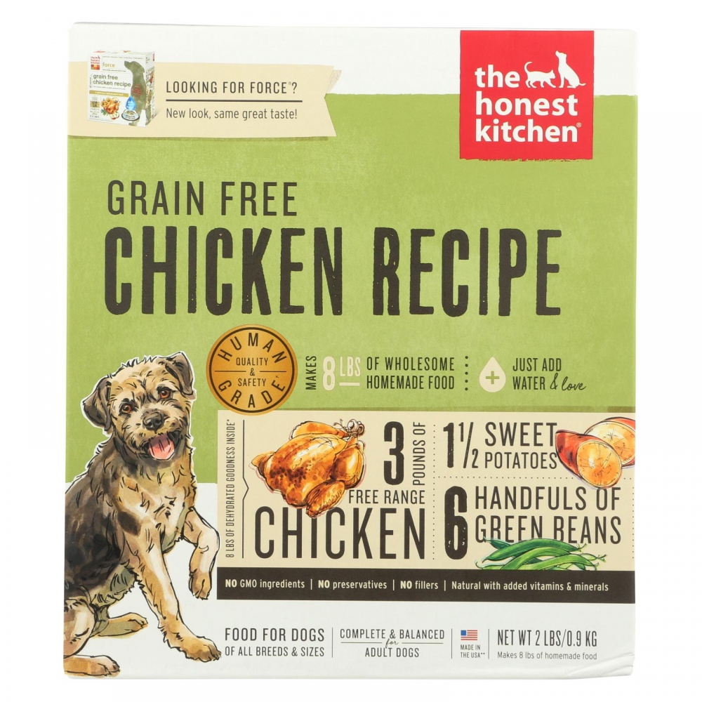 The Honest Kitchen Force - Grain Free Chicken Dog Food - 6개 묶음상품 - 2 lb.