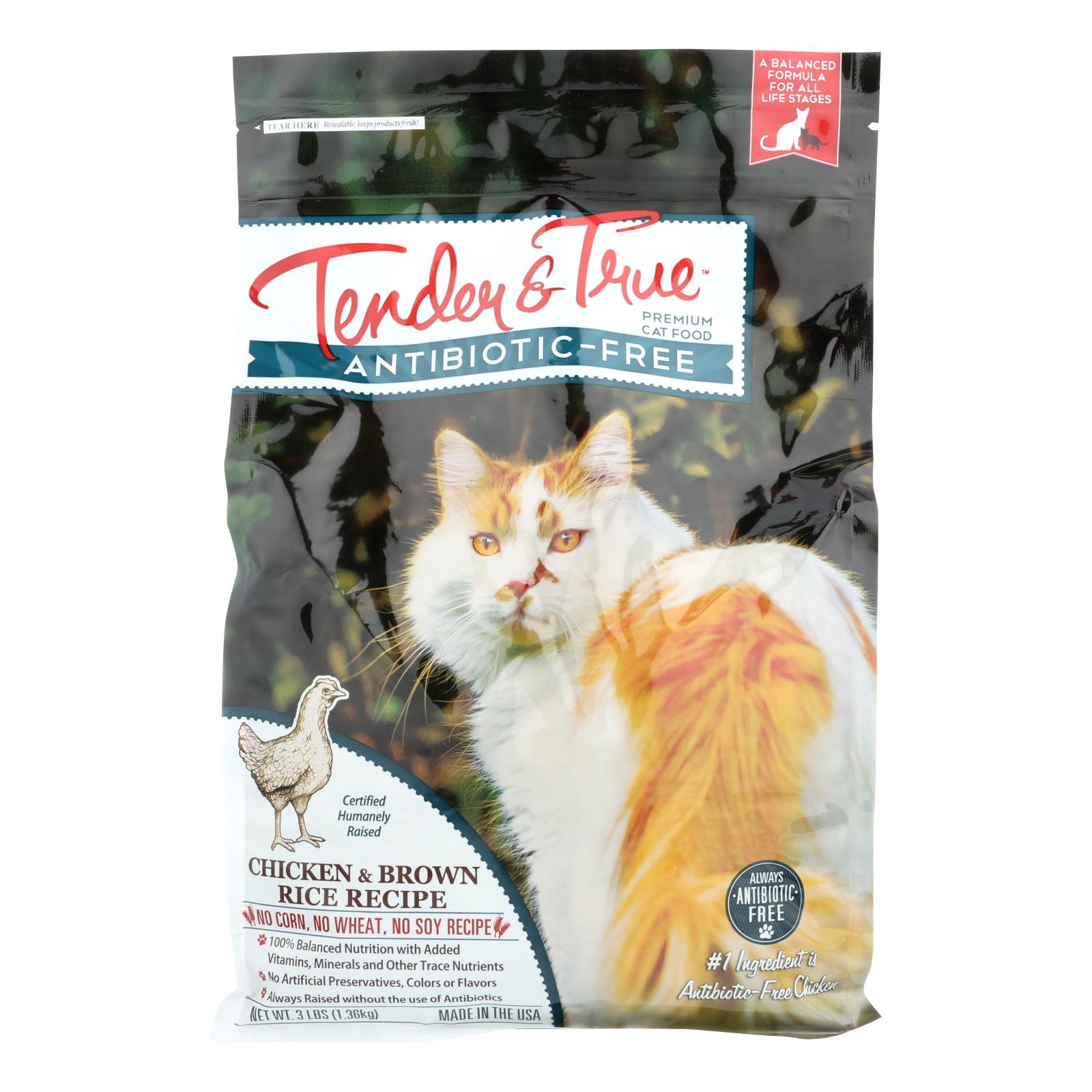 Tender & True Cat Food Chicken And Liver - 6개 묶음상품 - 3 LB