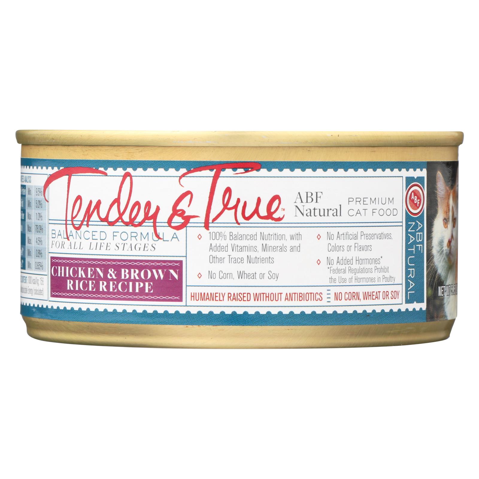Tender & True Cat Food Chicken And Brown Rice - 24개 묶음상품 - 5.5 OZ