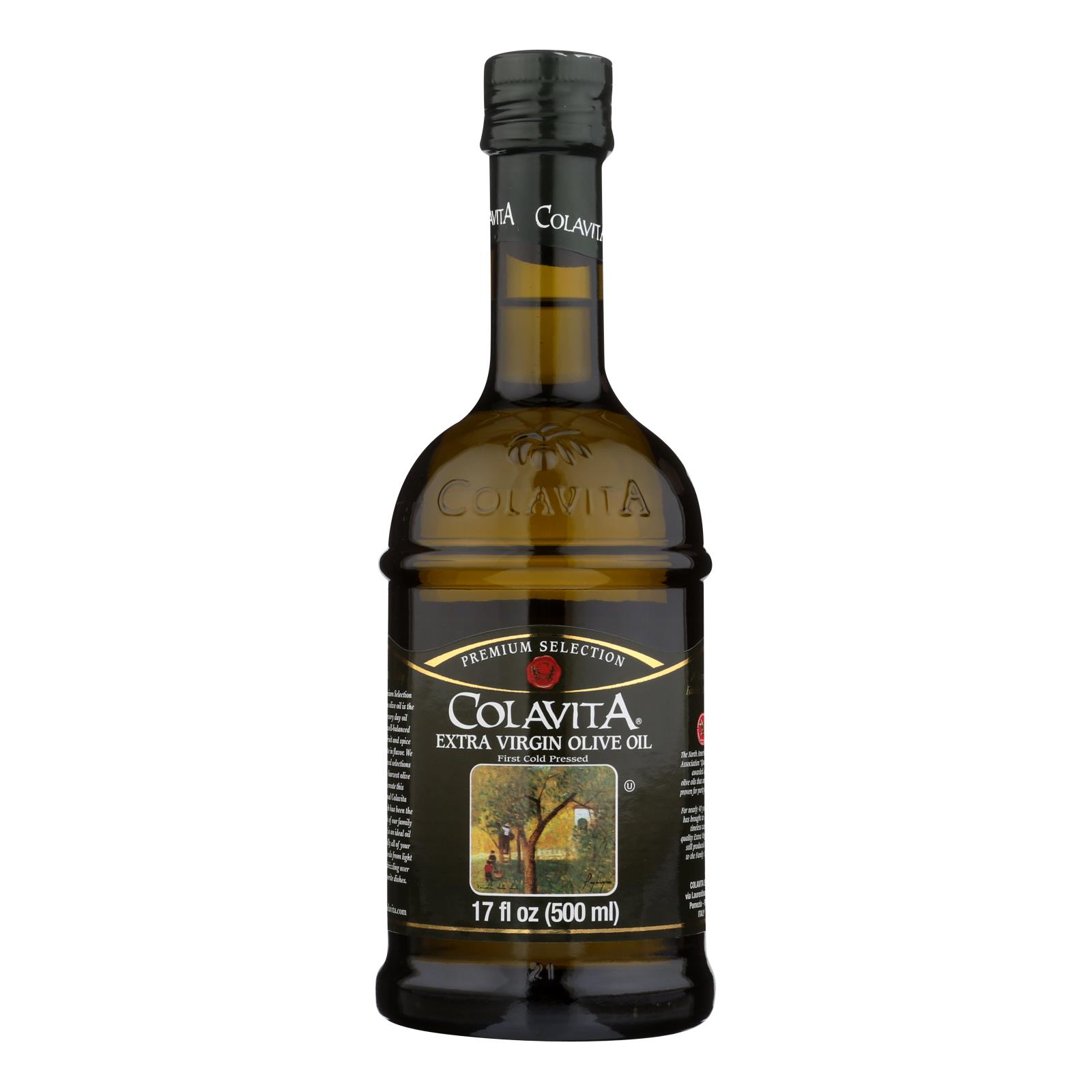 Colavita Extra Virgin Olive Oil Premium Selection - Case of 6 - 17 FZ