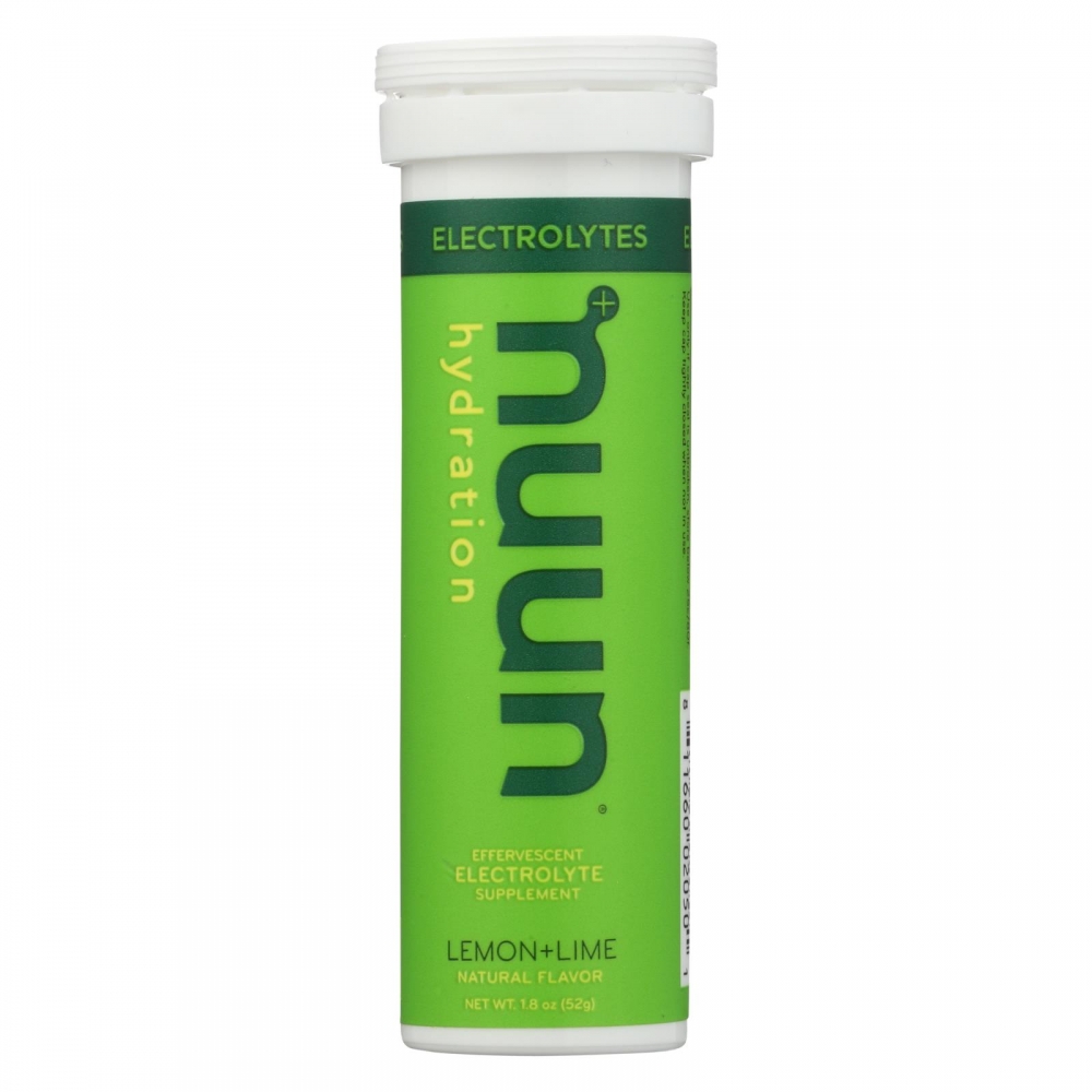 Nuun Hydration Nuun Active - Lemon and Lime - 8개 묶음상품 - 10 Tablets
