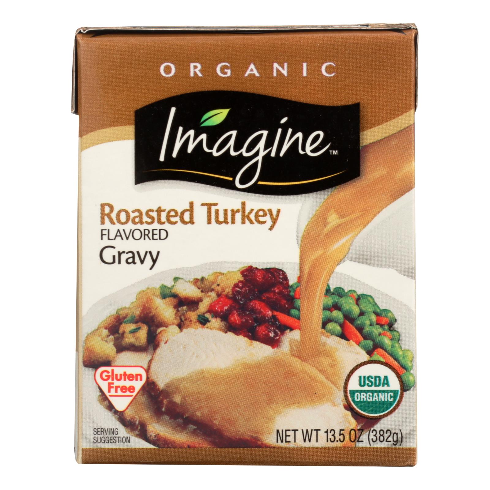 Imagine Foods Organic Roasted Turkey Gravy - 12개 묶음상품 - 13.5 FZ