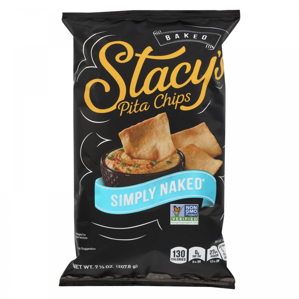 Stacy's Pita Chips Simply Naked Pita Chips - 12개 묶음상품 - 7.33 oz.