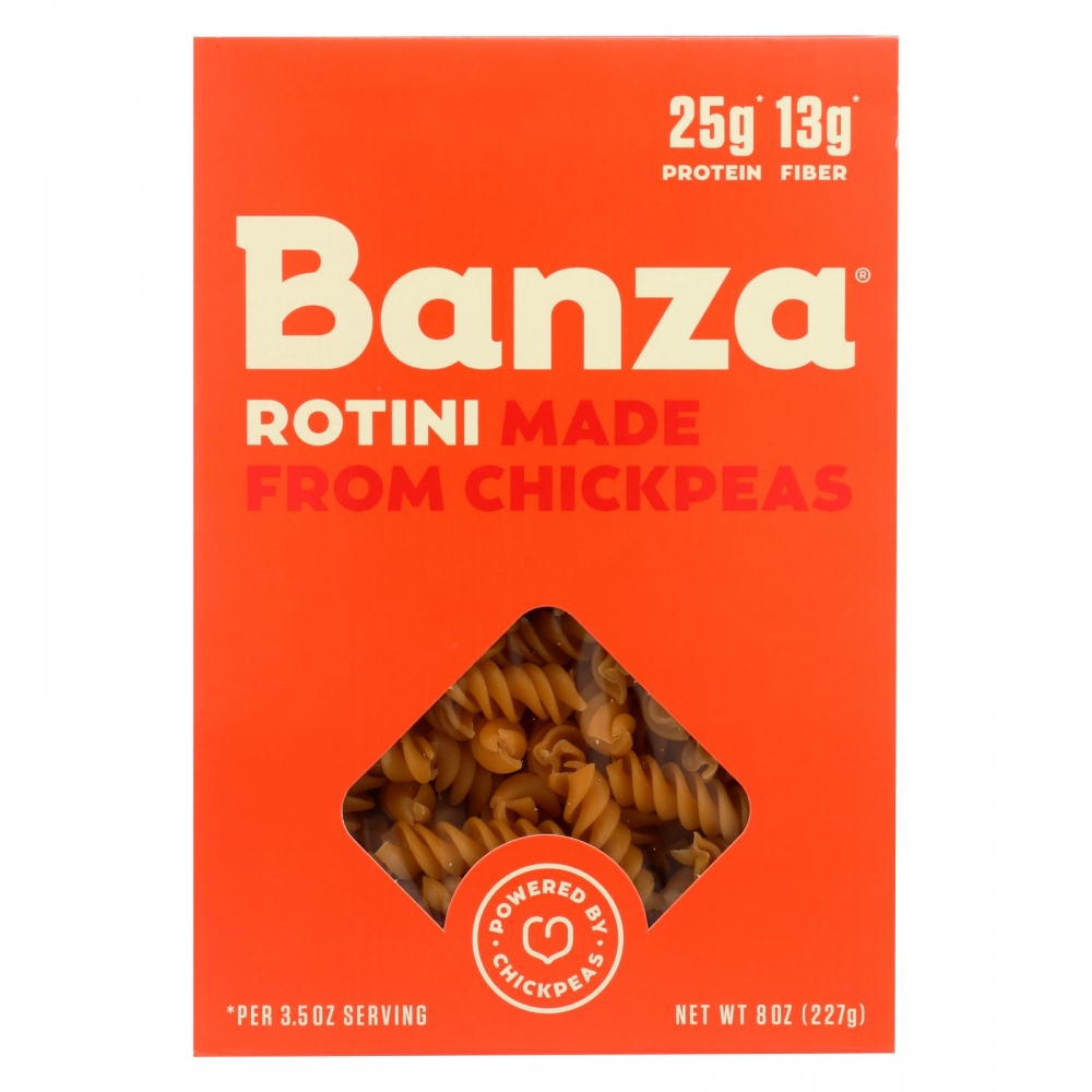 Banza - Pasta Chickpea Rotini - 6개 묶음상품 - 8 oz.