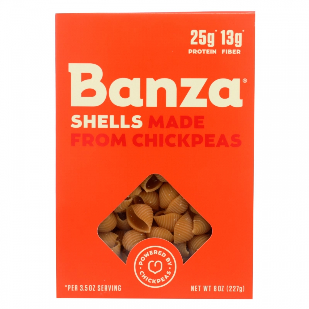 Banza - Pasta Chickpea Shells - 6개 묶음상품 - 8 oz.