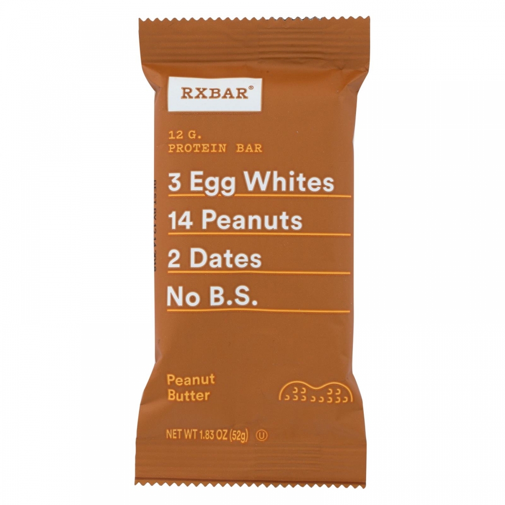 RxBar - Protein Bar - Peanut Butter - 12개 묶음상품 - 1.83 oz.