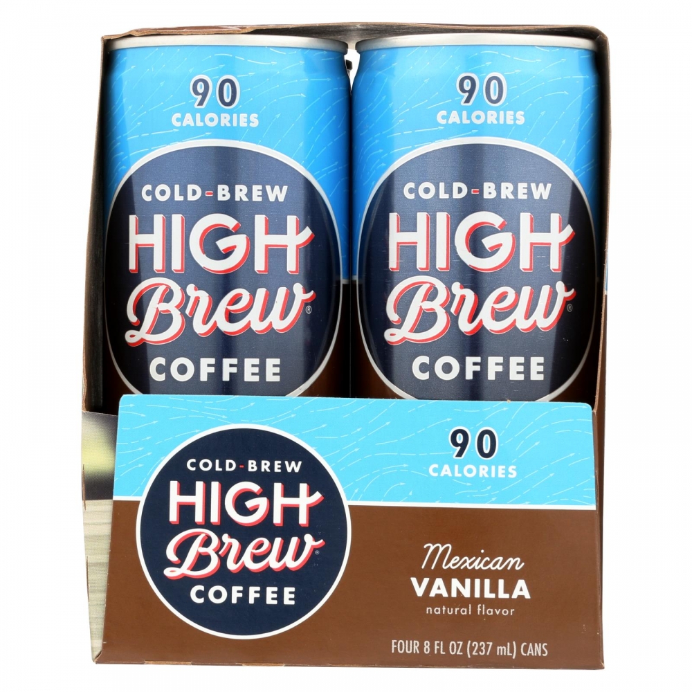 High Brew Coffee Coffee - Ready to Drink - Mexican Vanilla - 4/8 oz - 6개 묶음상품