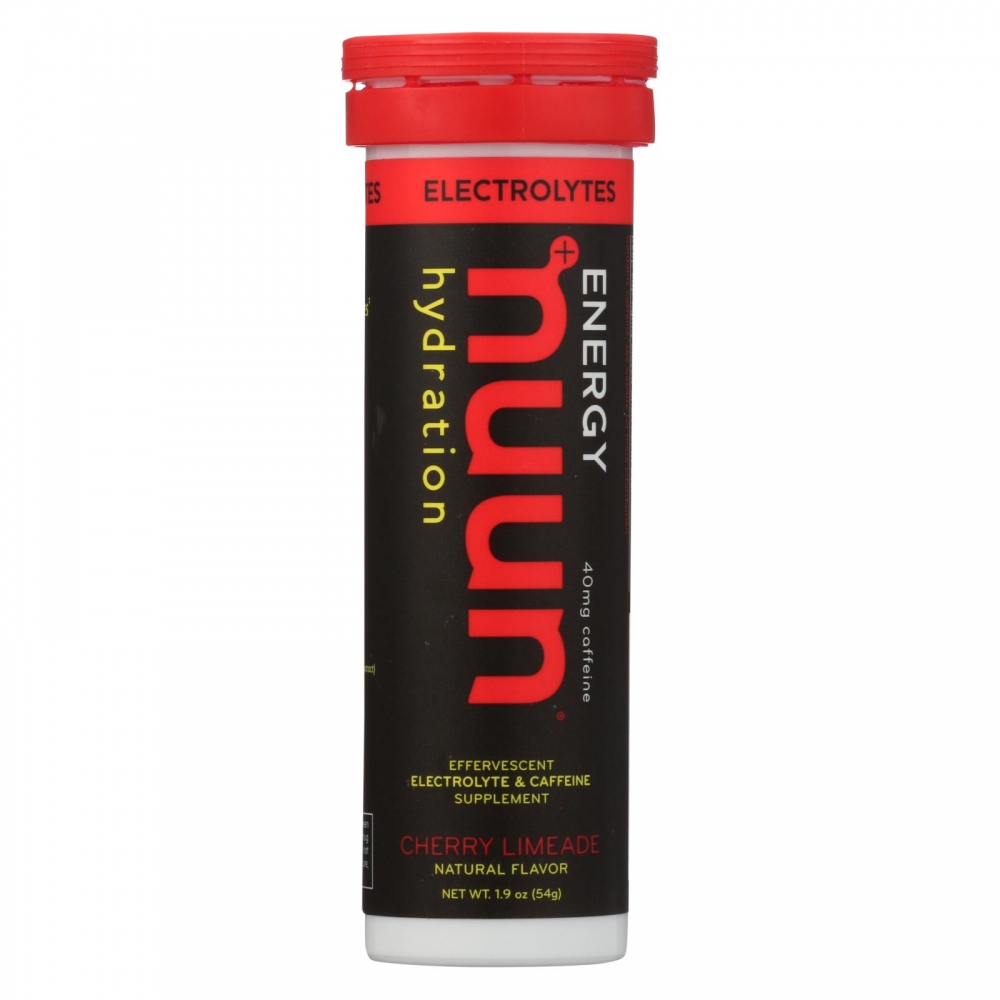 Nuun Hydration Drink Tab - Energy - Cherry Limeade - 10 Tablets - 8개 묶음상품