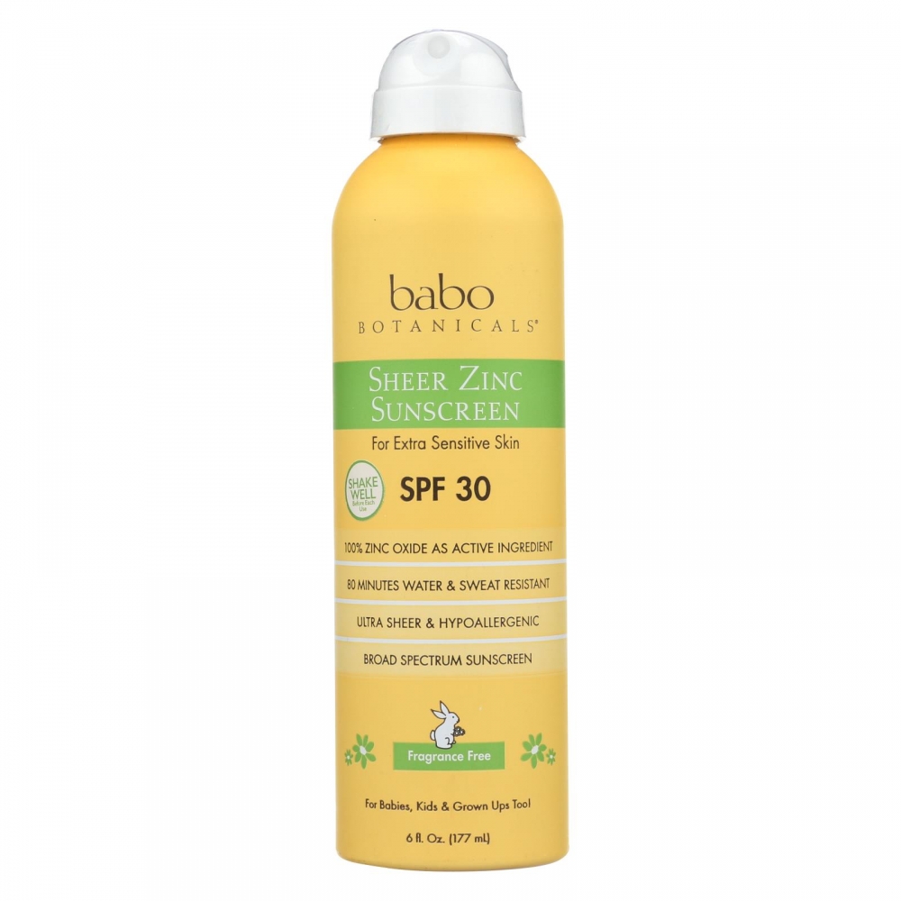 Babo Botanicals - Sunscreen - Fragrance Free - 1 Each - 6 fl oz.
