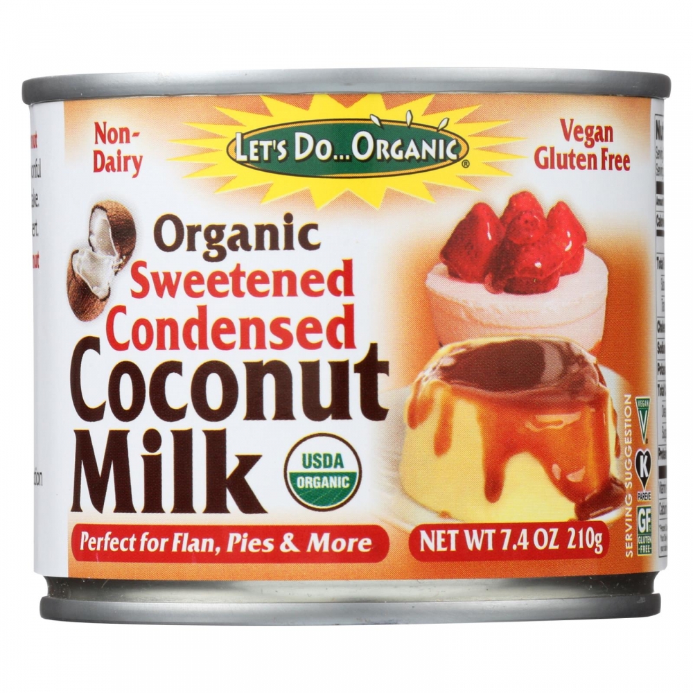 Let's Do Organic Organic Coconut Milk - Sweetened Condensed - 6개 묶음상품 - 7.4 fl oz