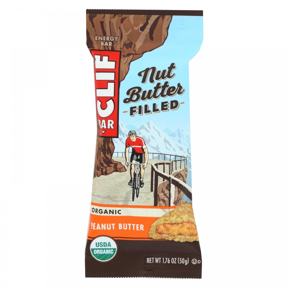 Clif Bar Organic Nut Butter Filled Energy Bar - Peanut Butter - 12개 묶음상품 - 1.76 oz.
