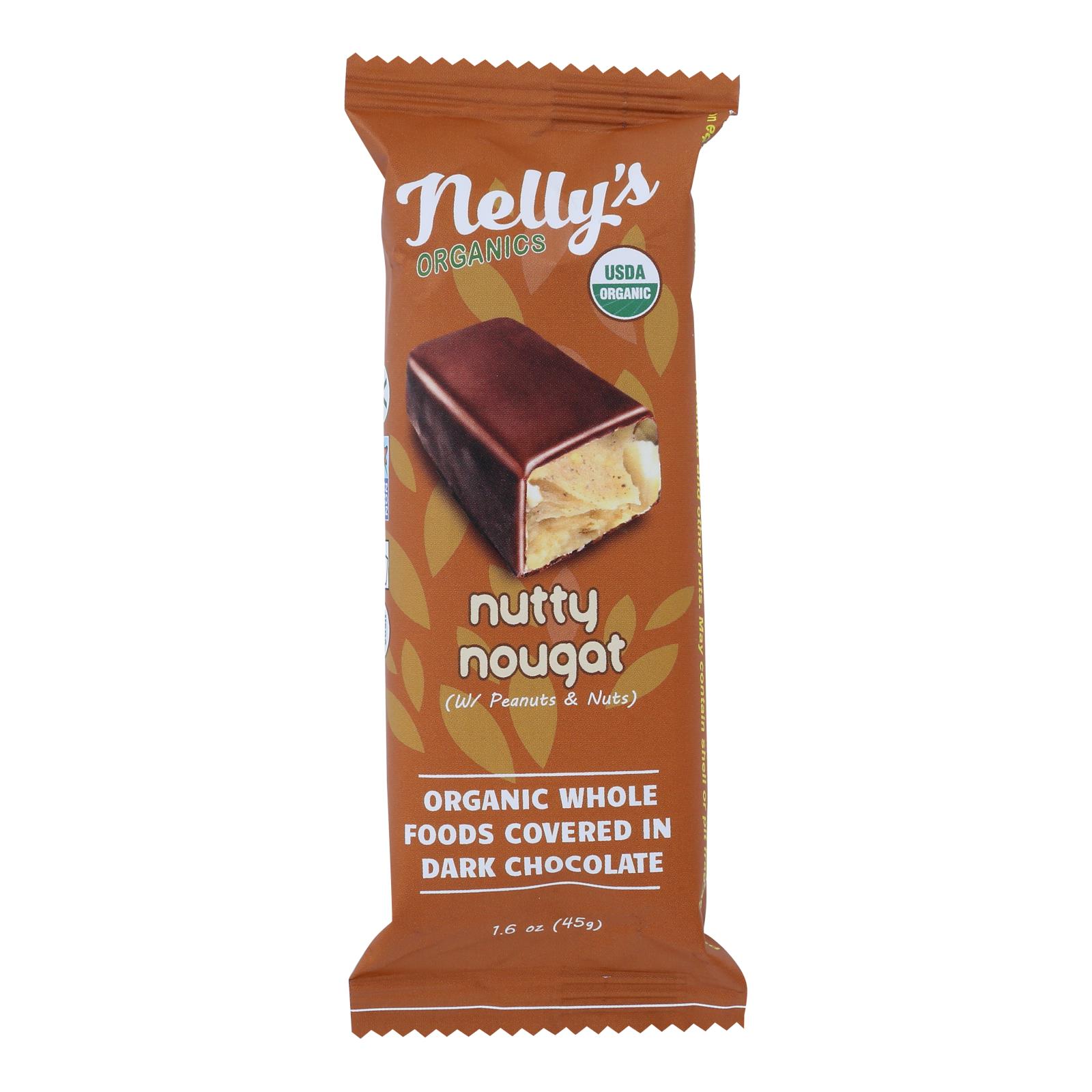 Nelly's Organics Nutty Nougat Bar - 9개 묶음상품 - 1.6 OZ