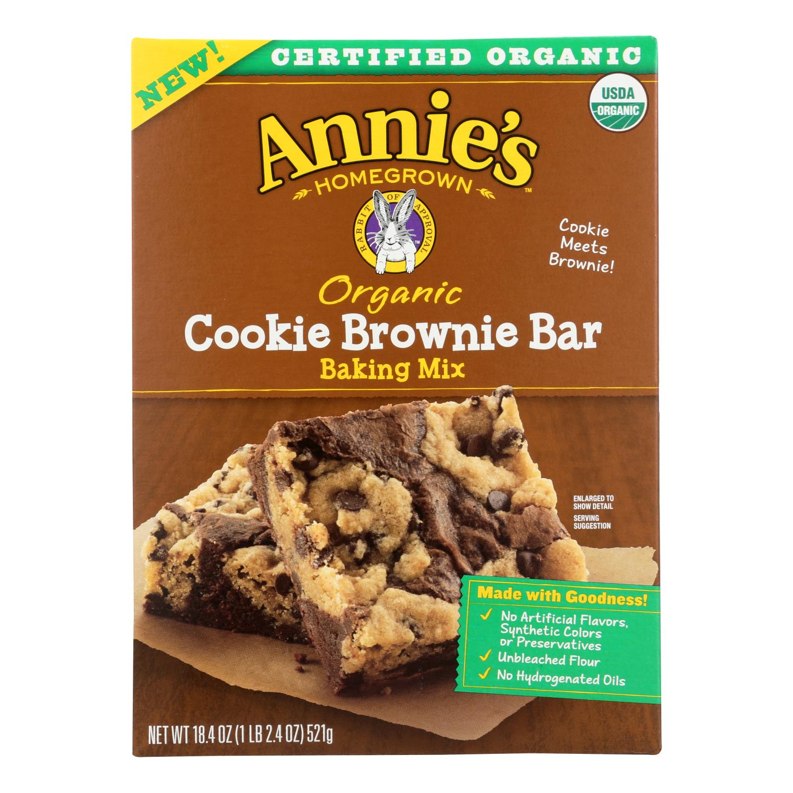 Make Annie's Cookie Bars, Brownie And - 8개 묶음상품 - 18.4 OZ