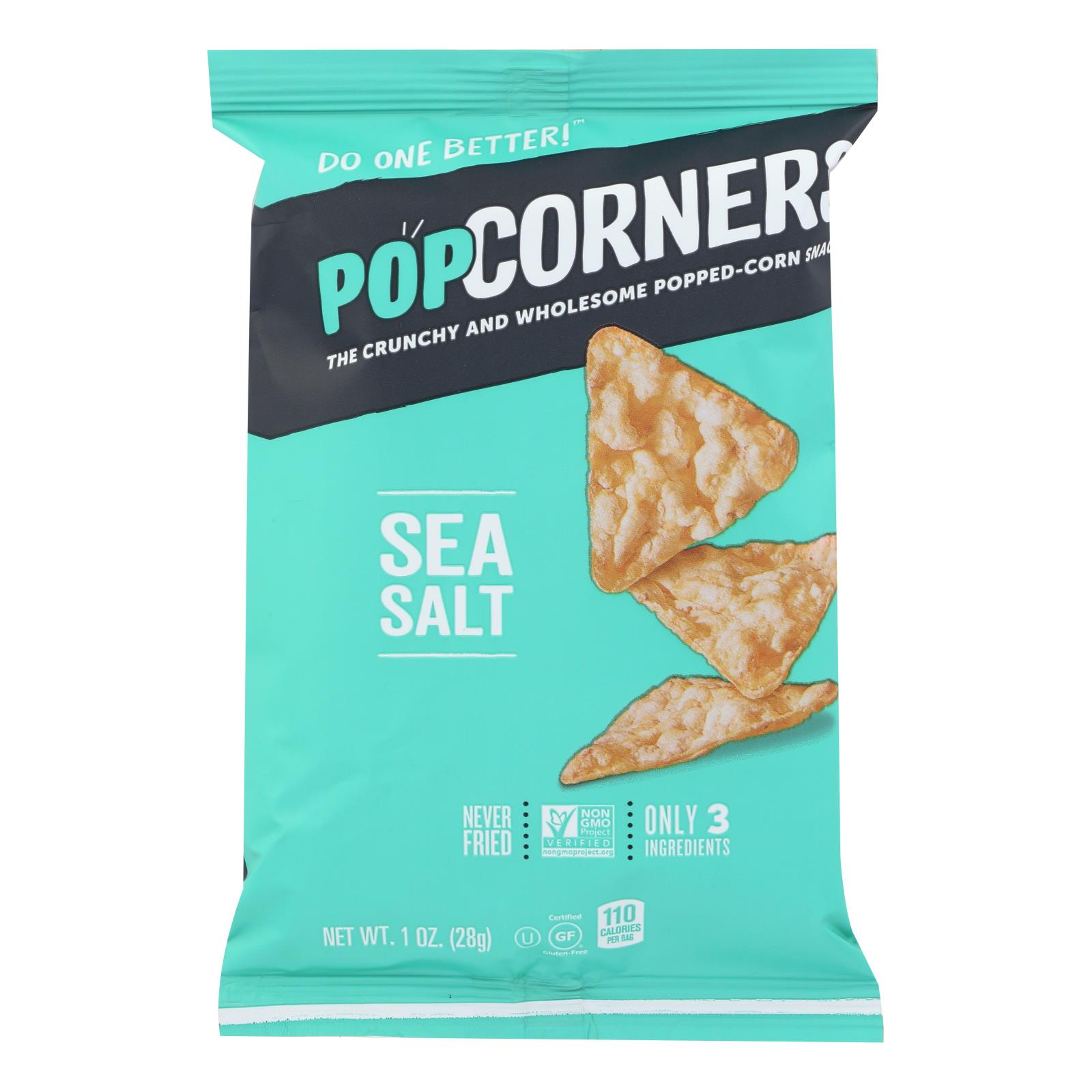 Our Little Rebellion Popcorners, Salt Of The Earth - Case of 40 - 1 OZ