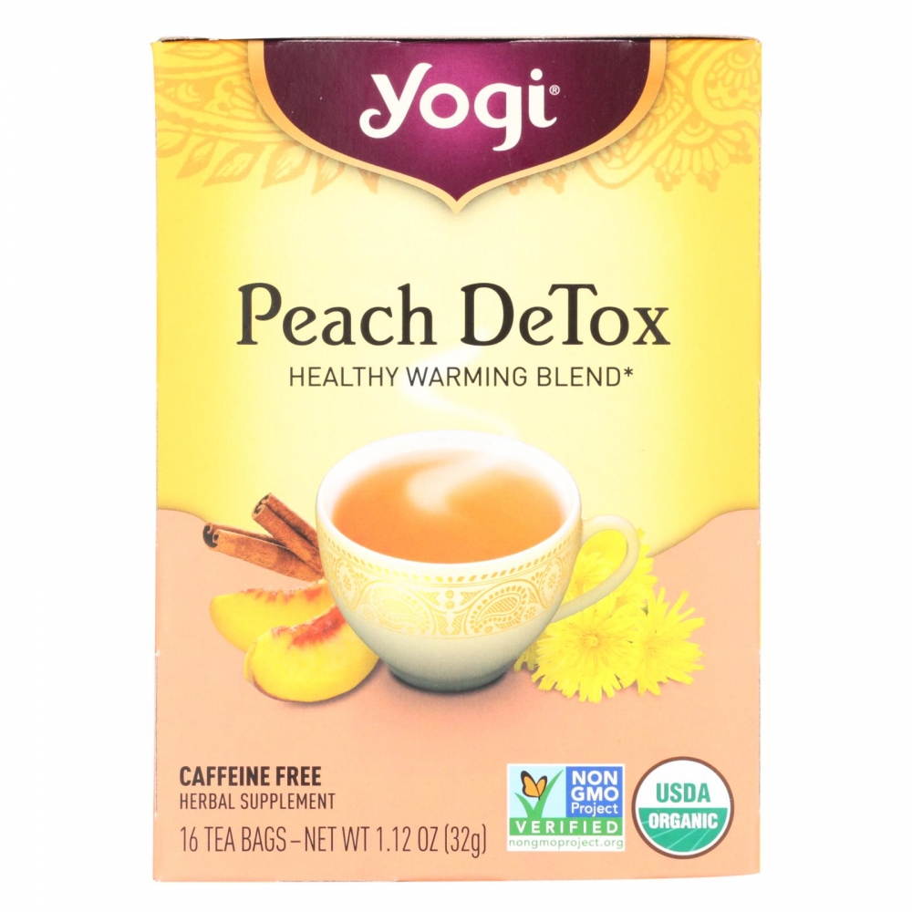 Yogi Detox - Peach - 6개 묶음상품 - 16 Bags
