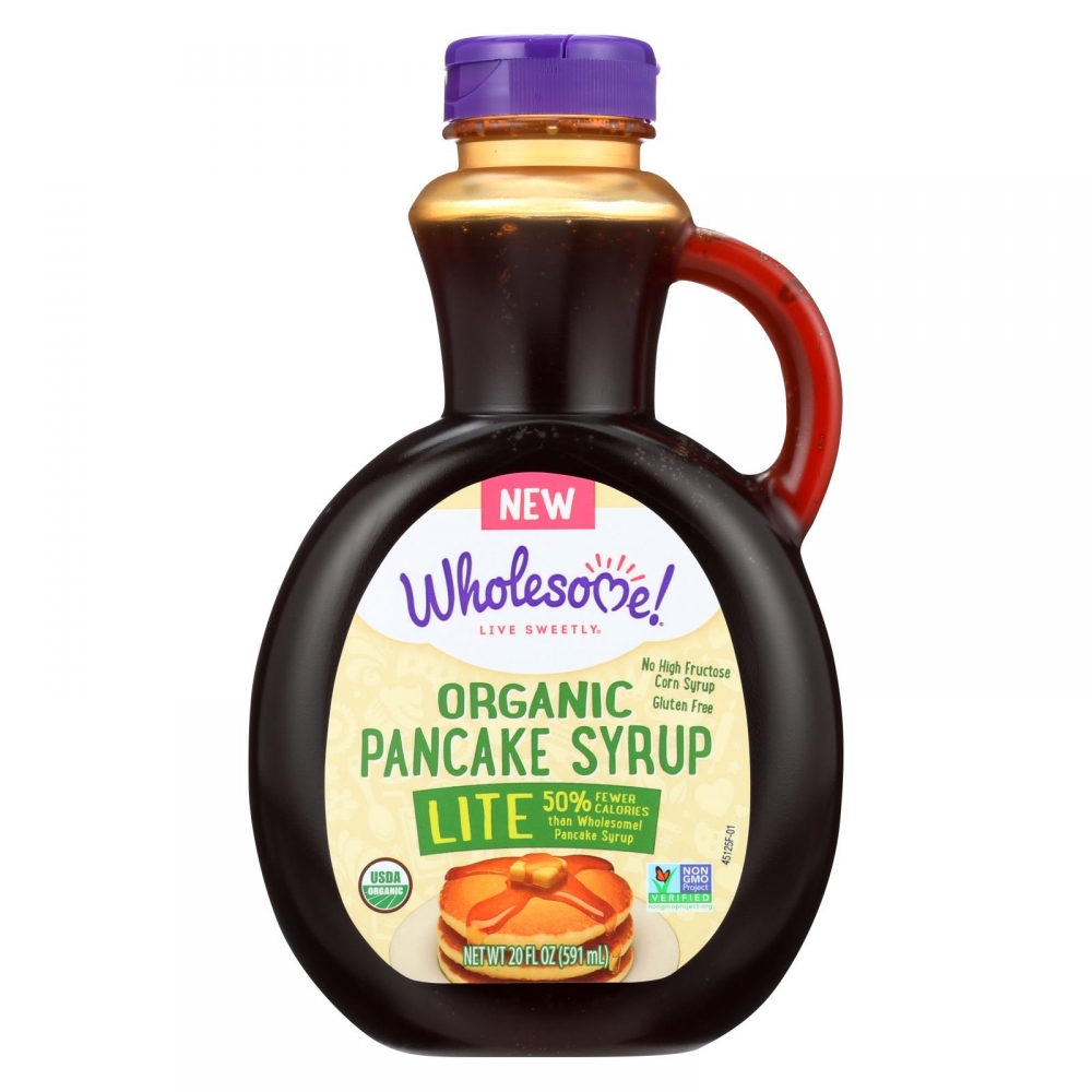 Wholesome Sweeteners Organic Syrup - Pancake Lite - 6개 묶음상품 - 20 fl oz