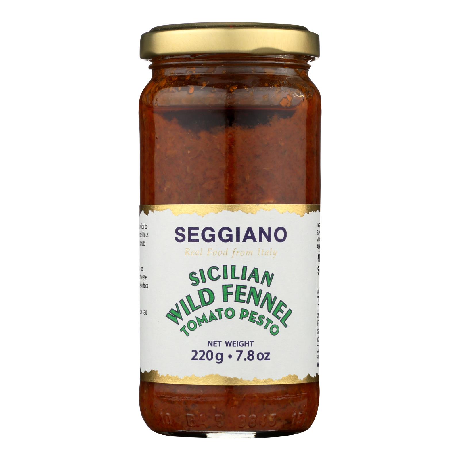 Seggiano Sicilian Wild Fennel Tomato Pesto - Case of 6 - 7.8 OZ
