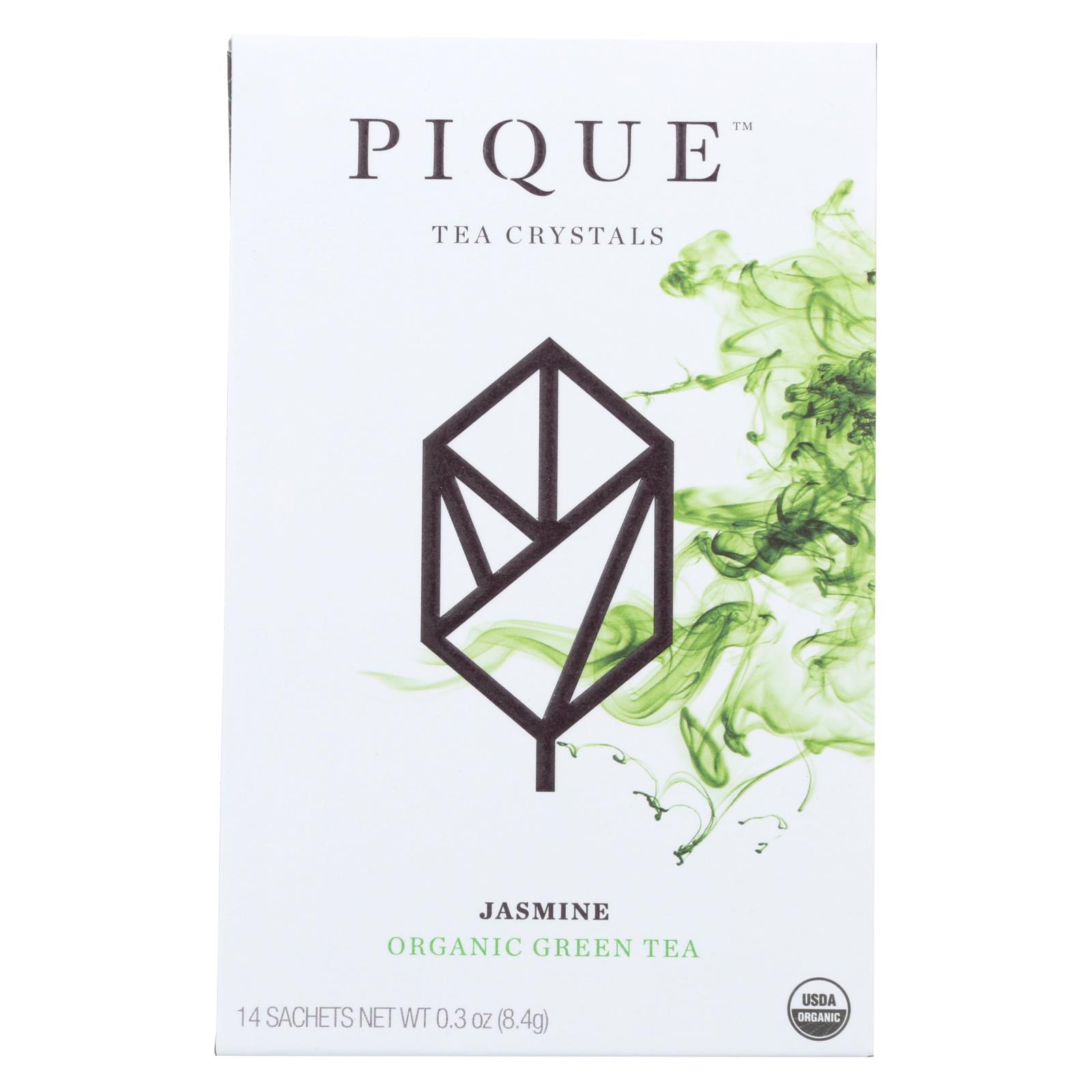 Pique Tea Crystals Jasmine Green Tea - Case of 6 - 14 CT