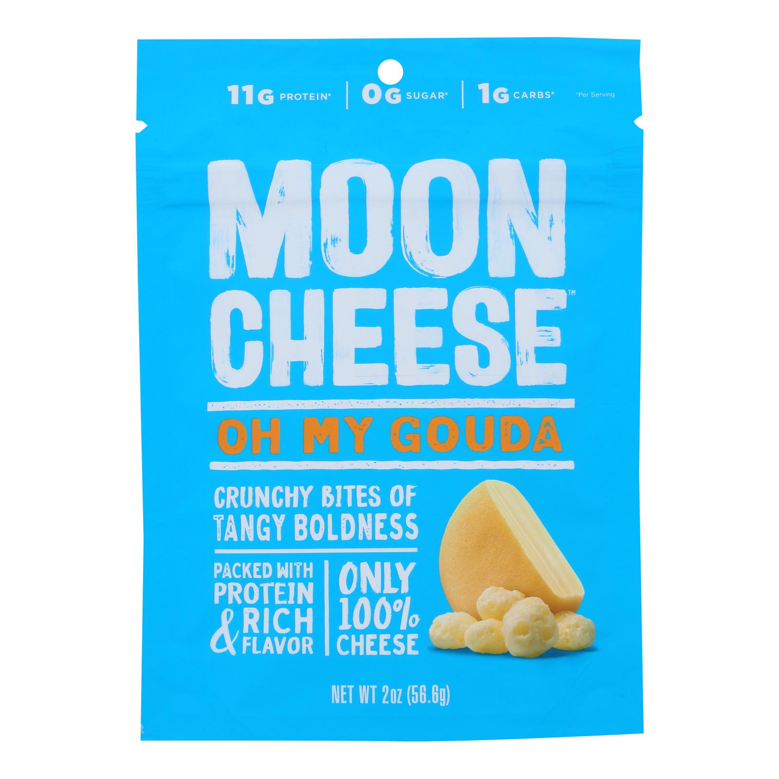 Moon Cheese Gouda Dehydrated Cheese Snack - 12개 묶음상품 - 2 OZ