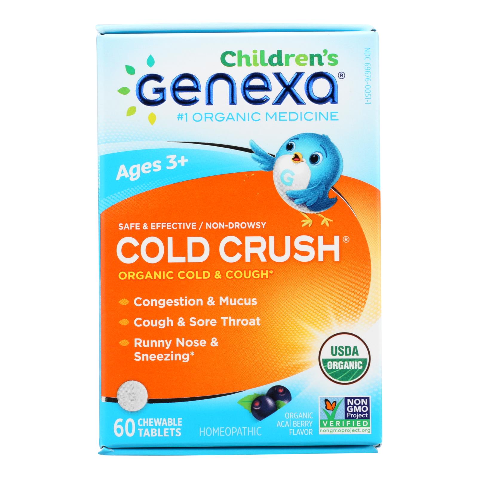 Genexa Children's Cold Crush - 1 Each - 60 TAB