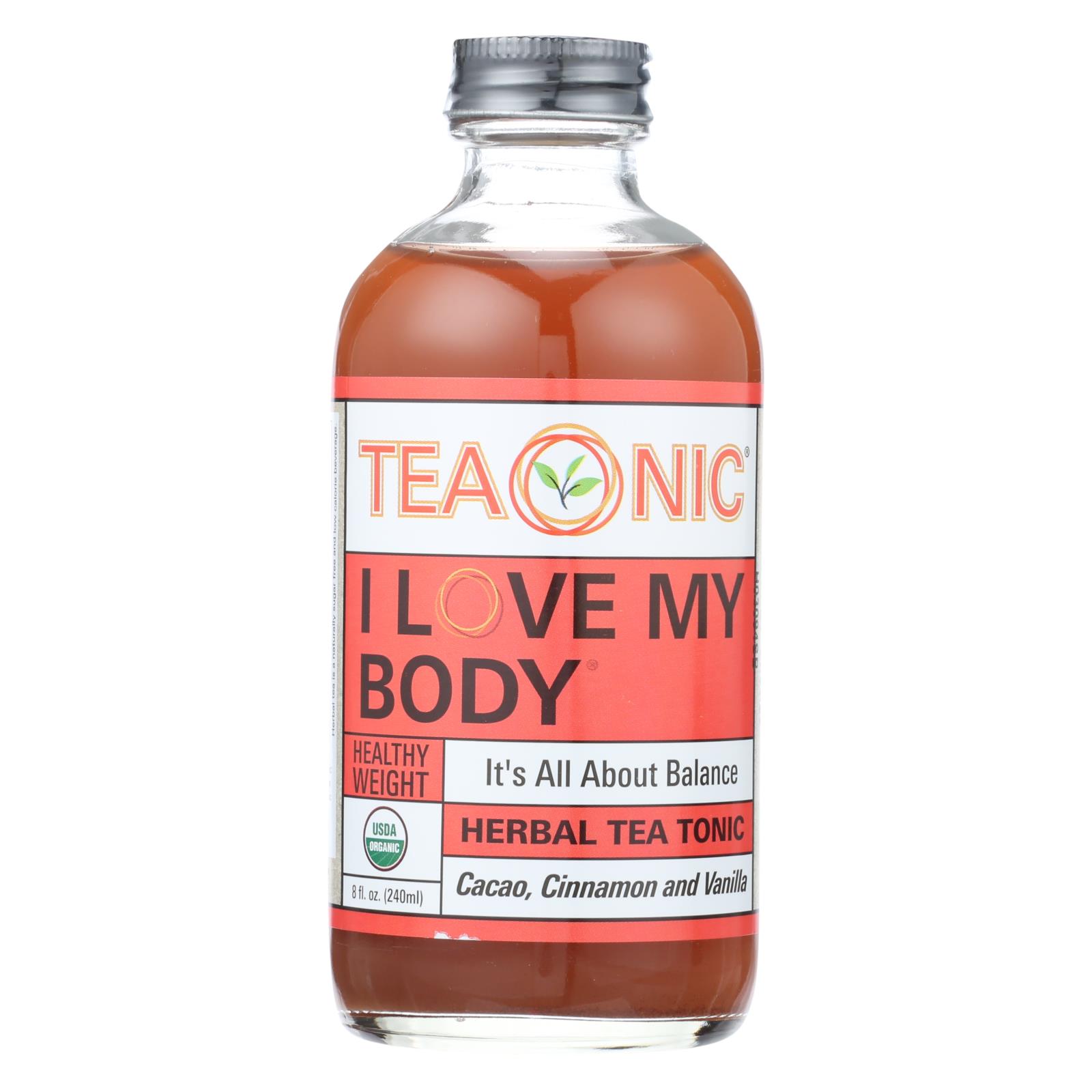 Teaonic I Love My Skinny Body Herbal Tea Supplement - Case of 6 - 8 FZ