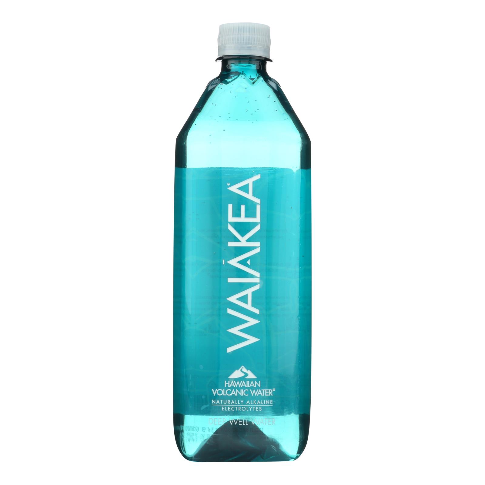 Waiakea Naturally Alkaline Hawaiian Volcanic Bottled Water - 12개 묶음상품 - 33.8 FZ