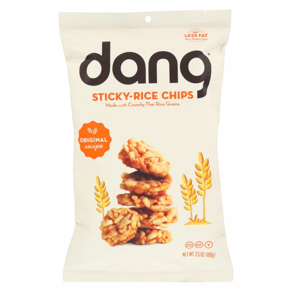 Dang - Sticky Rice Chips - Original - 12개 묶음상품 - 3.50 oz
