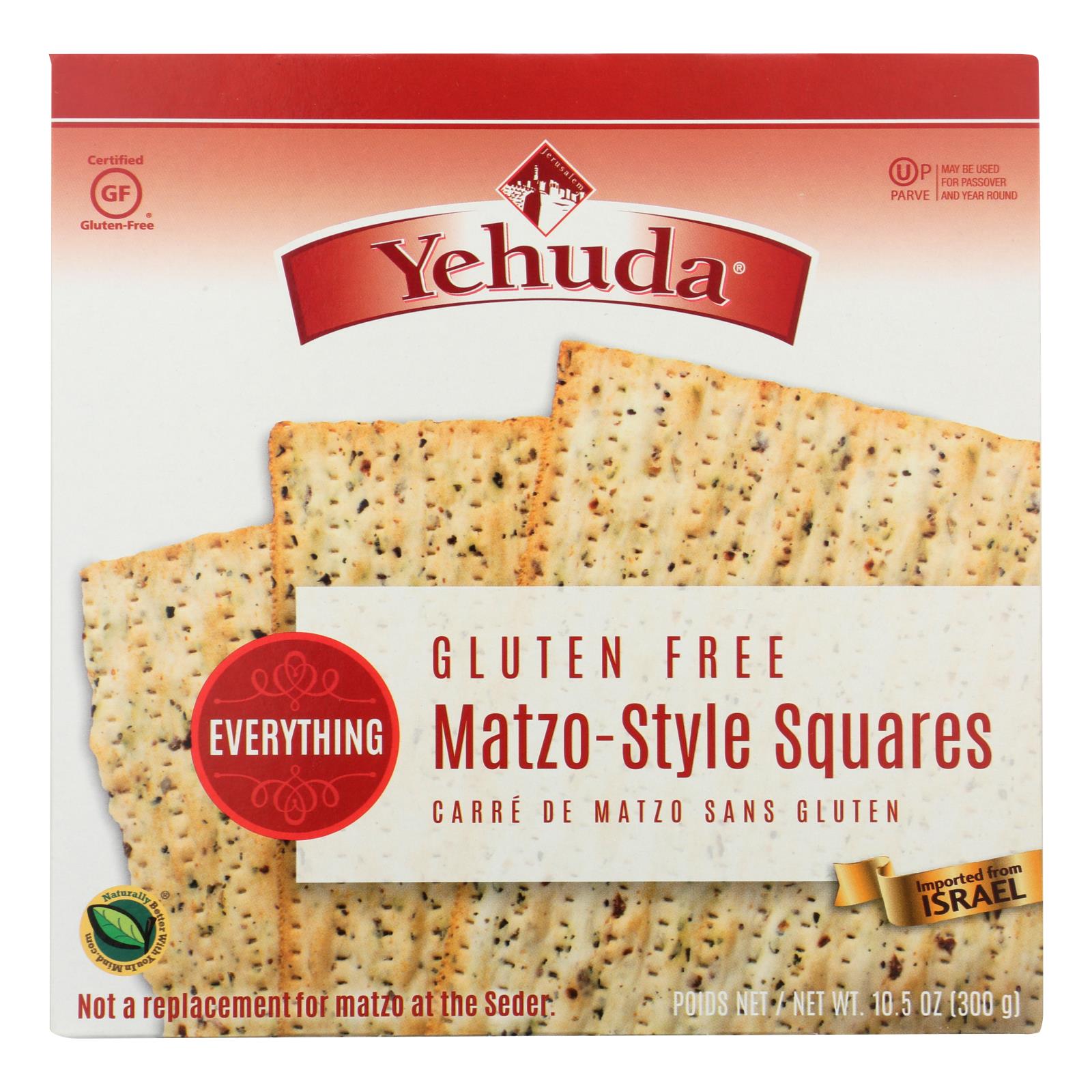 Yehuda® Matzo-Style Squares - 12개 묶음상품 - 10.5 OZ