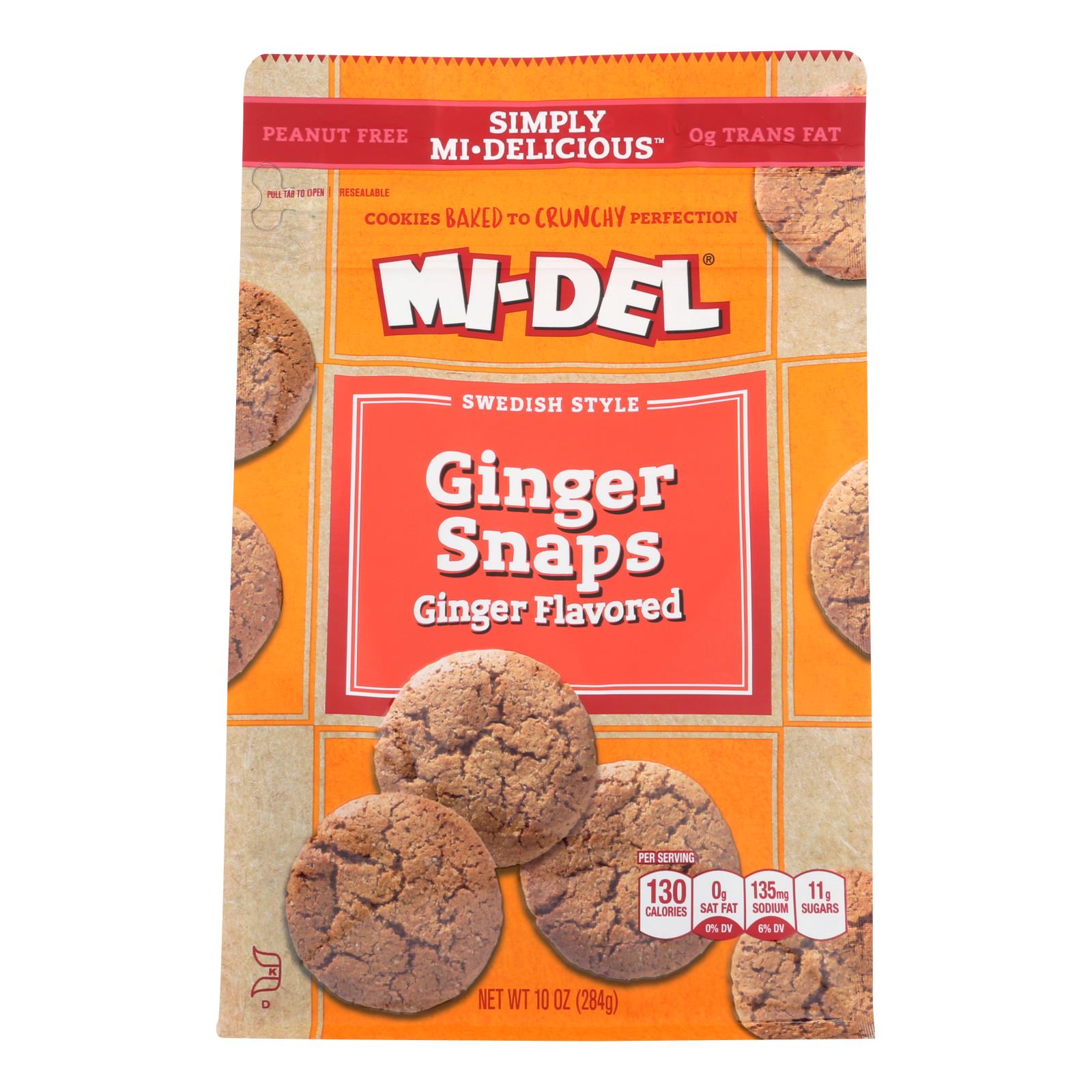 Mi-Del's Original Flavored Ginger Snaps Cookies - 8개 묶음상품 - 10 OZ
