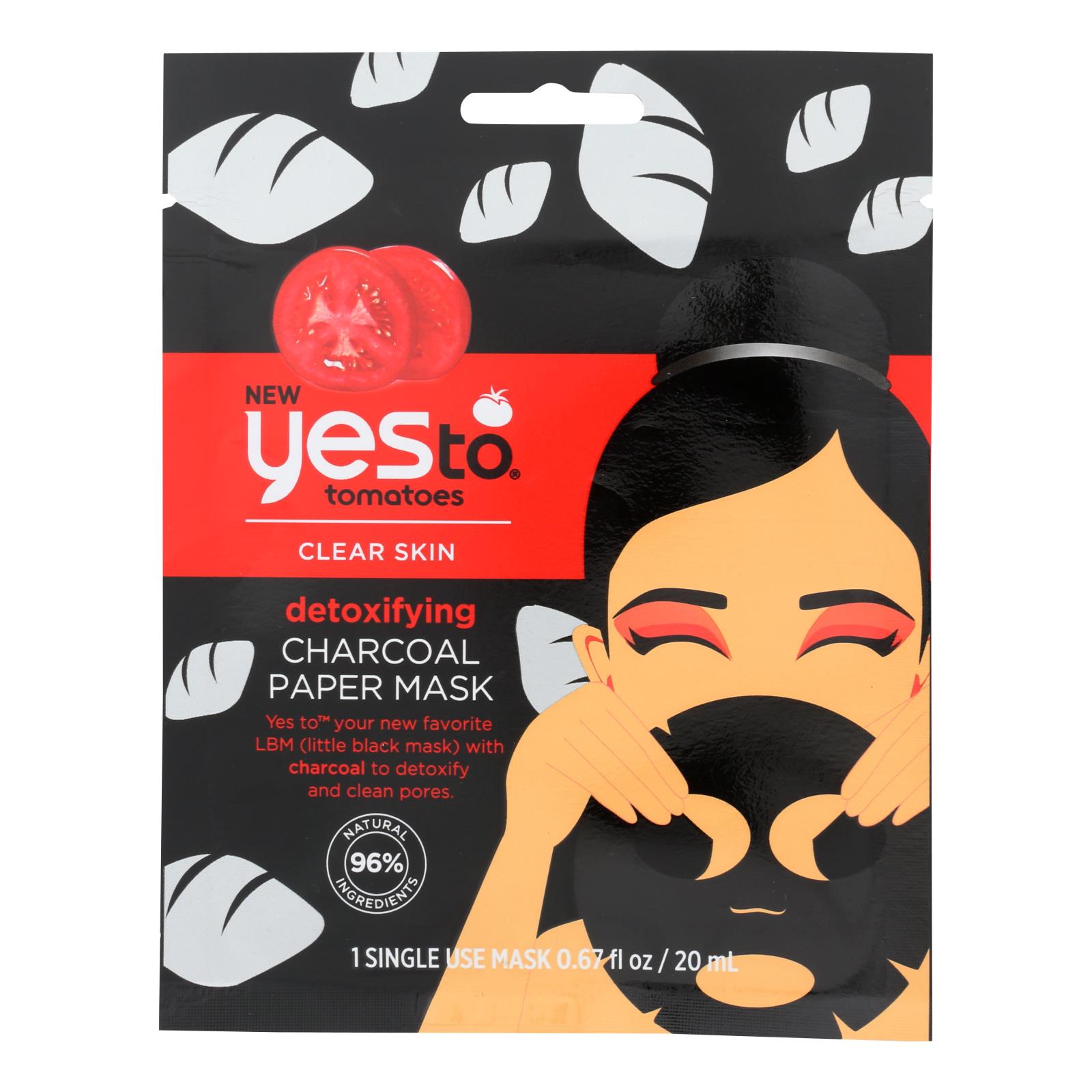 Yes To - Mask Charcoal Paper - 6개 묶음상품 - .67 FZ