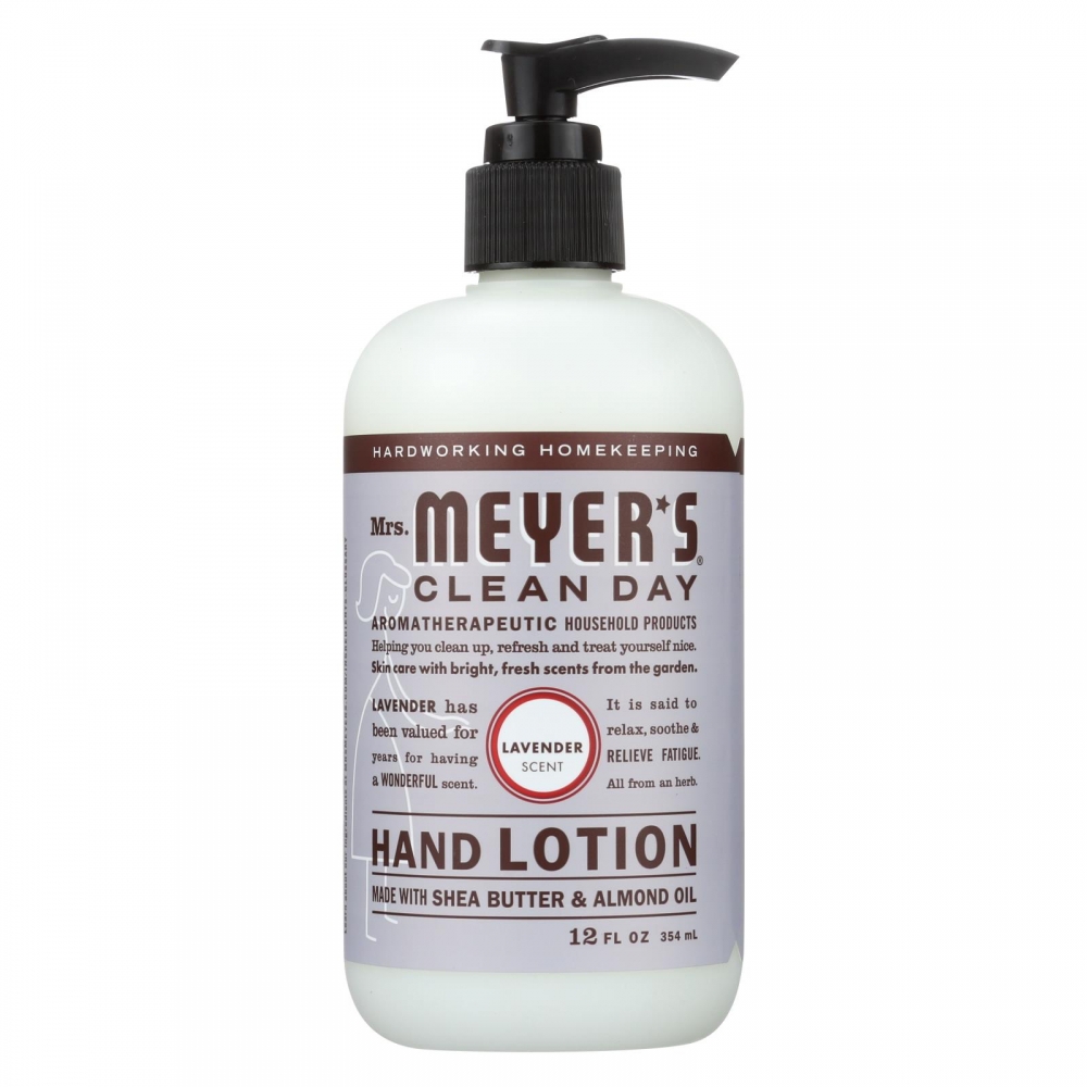 Mrs. Meyer's Clean Day - Hand Lotion - Lavender - 6개 묶음상품 - 12 fl oz