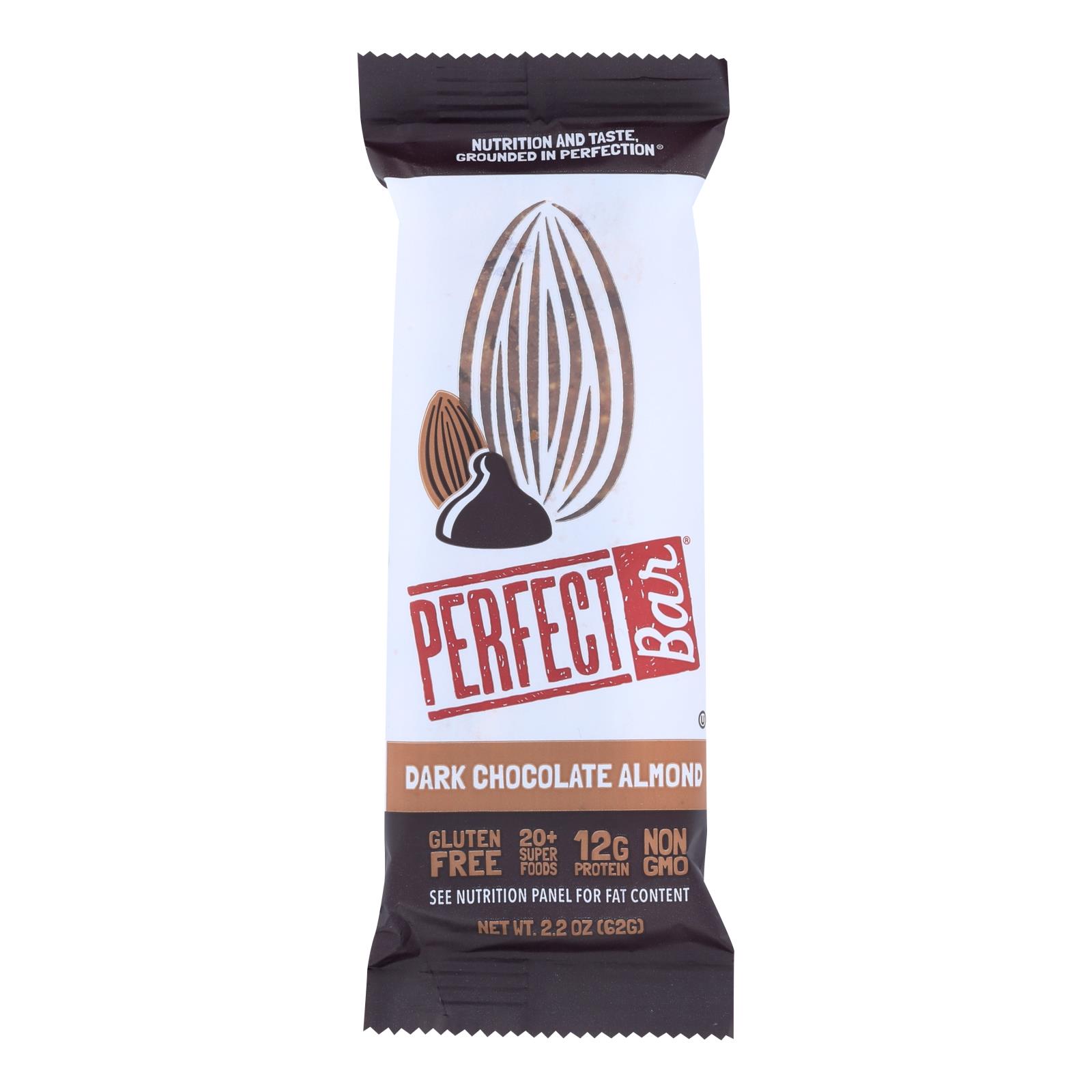 Perfect Bar Dark Chocolate Almond - 8개 묶음상품 - 2.2 OZ