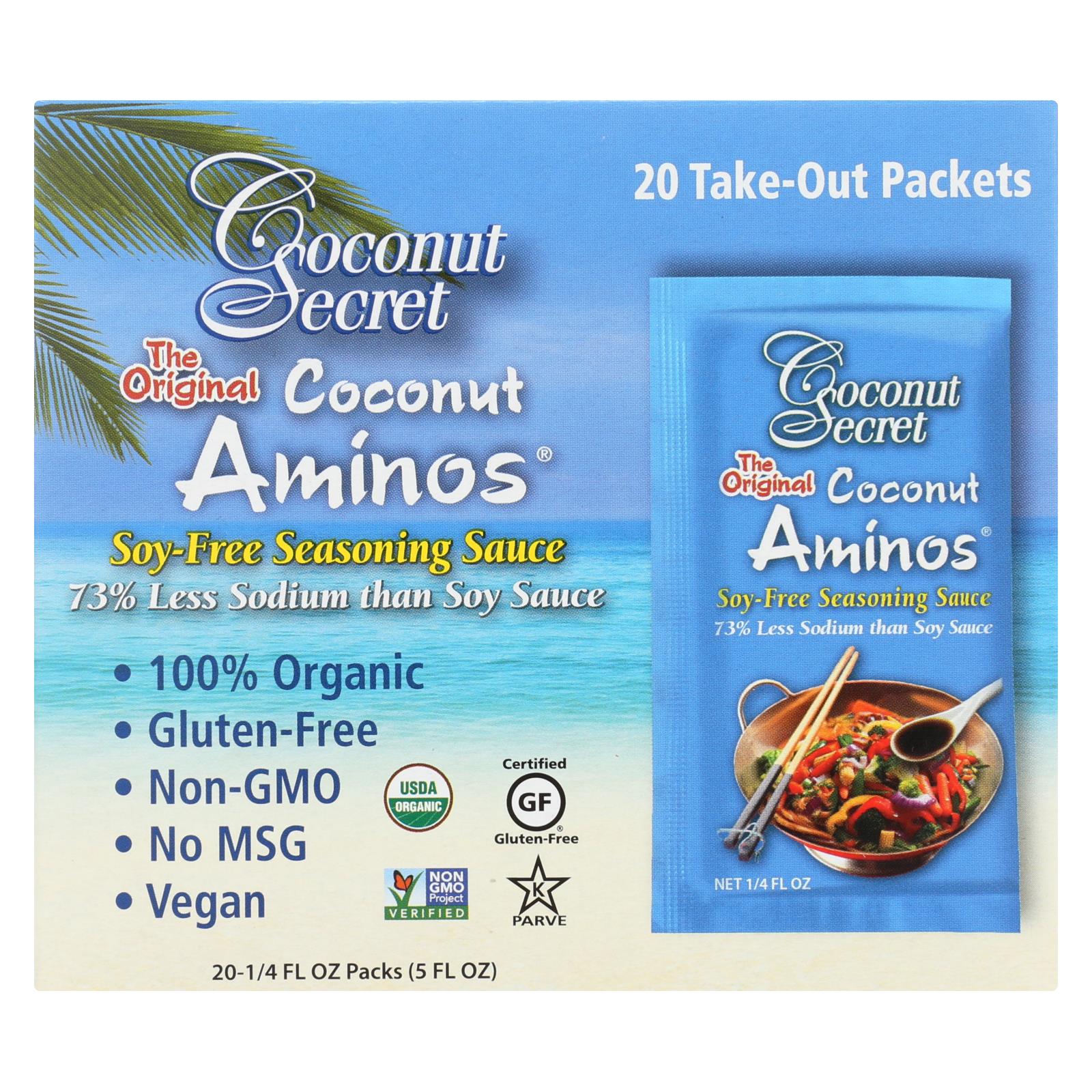 Coconut Secret - Organic Coconut Aminos 20pk - 12개 묶음상품 - 5 oz.