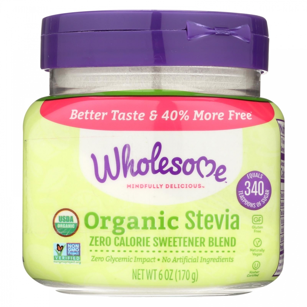 Wholesome! Organic Stevia Jar - 6개 묶음상품 - 6 oz