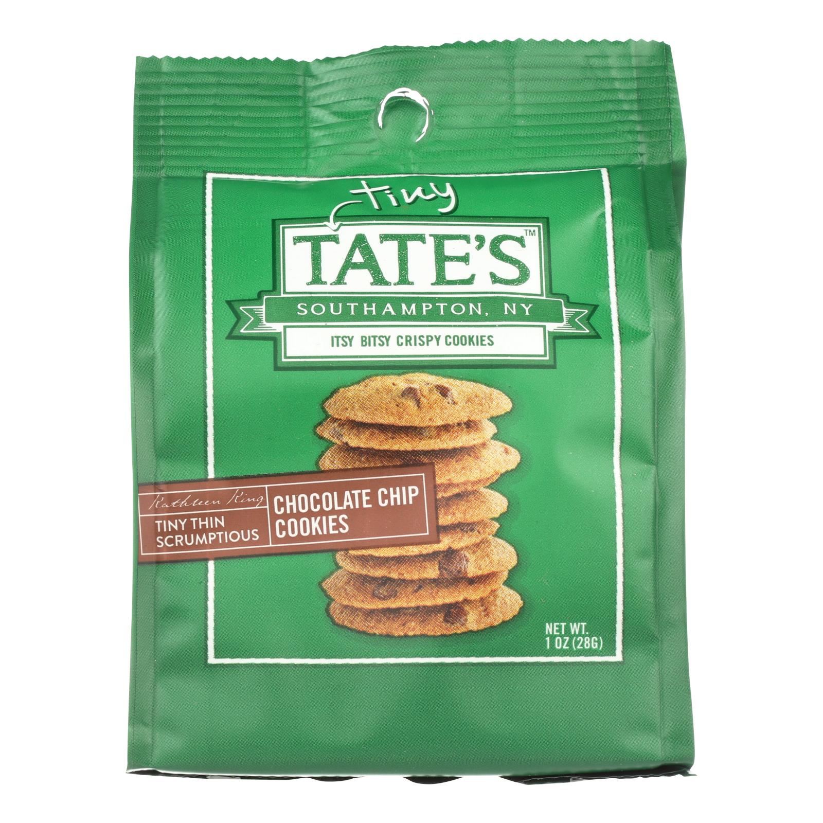 Tate's Bake Shop Itsy Bitsy Crispy Chocolate Chip Cookies - 12개 묶음상품 - 1 OZ
