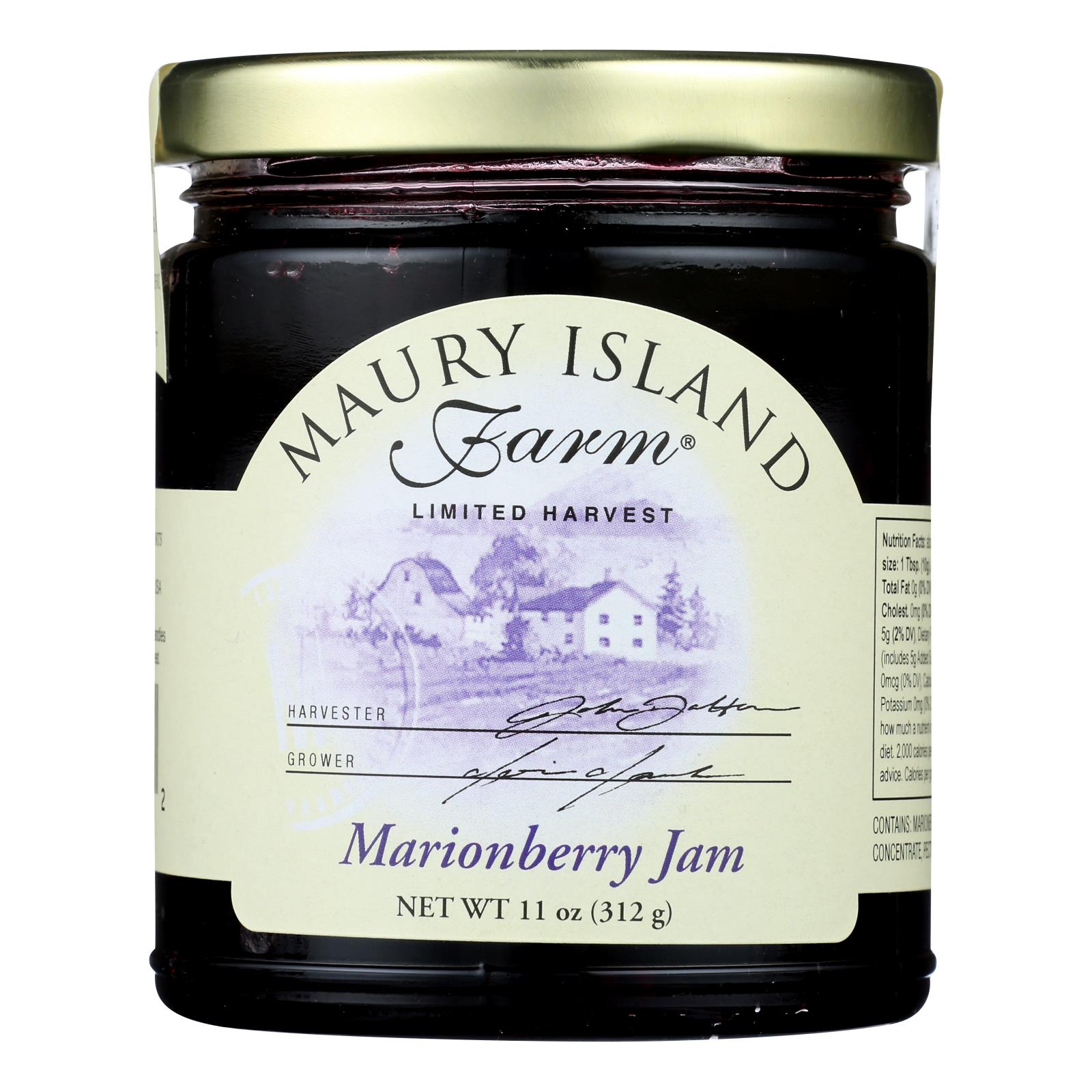 Maury Island Farm - Jam Marionberry - Case of 12 - 11 OZ