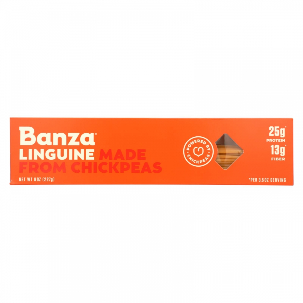 Banza - Chickpea Pasta - Linguine - 12개 묶음상품 - 8 oz.