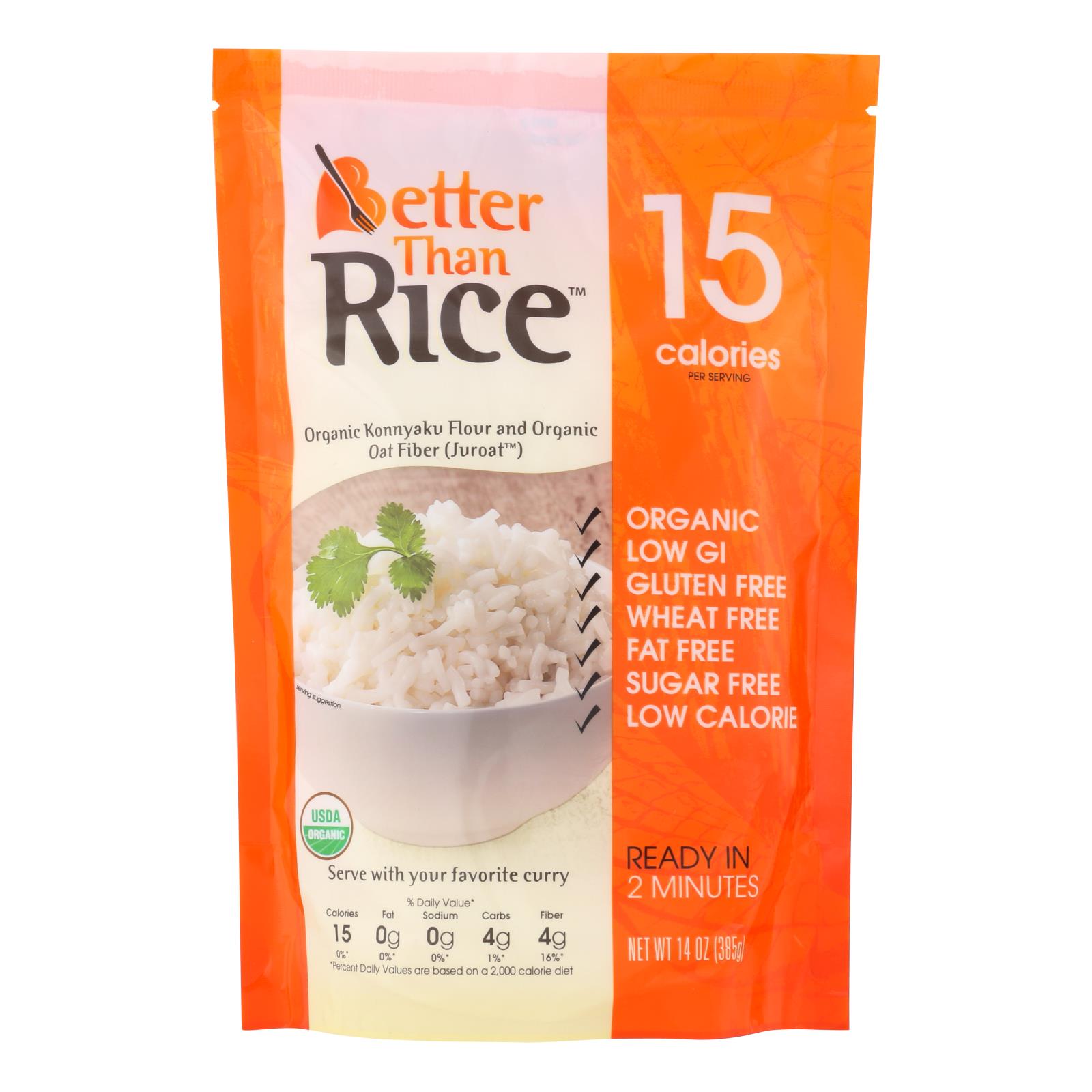 Better Than - Rice Konjac Oat - Case of 6 - 14 OZ