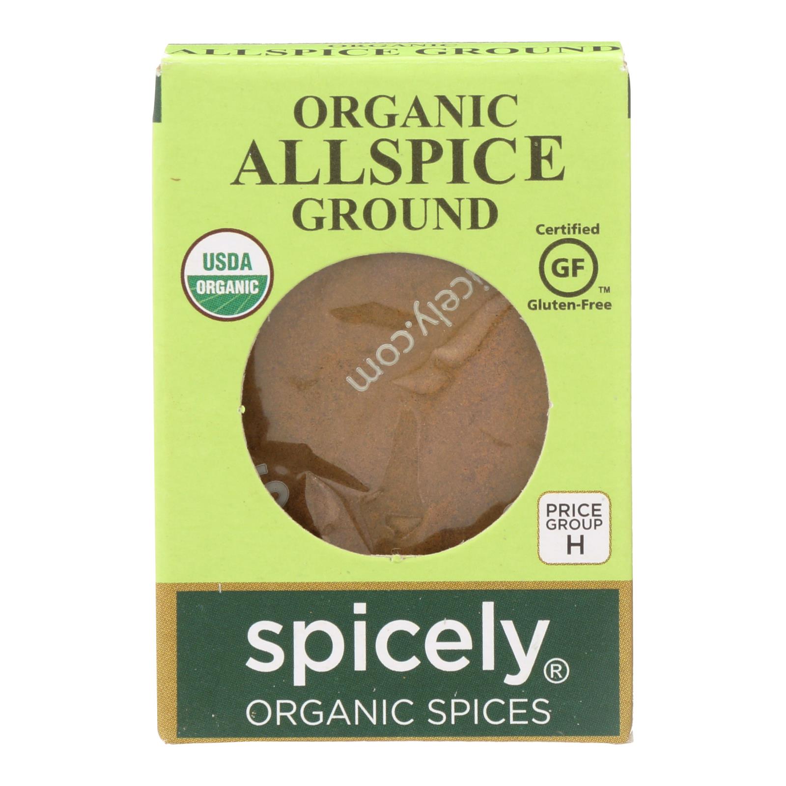 Spicely Organics - Organic Allspice - Ground - 6개 묶음상품 - 0.45 oz.