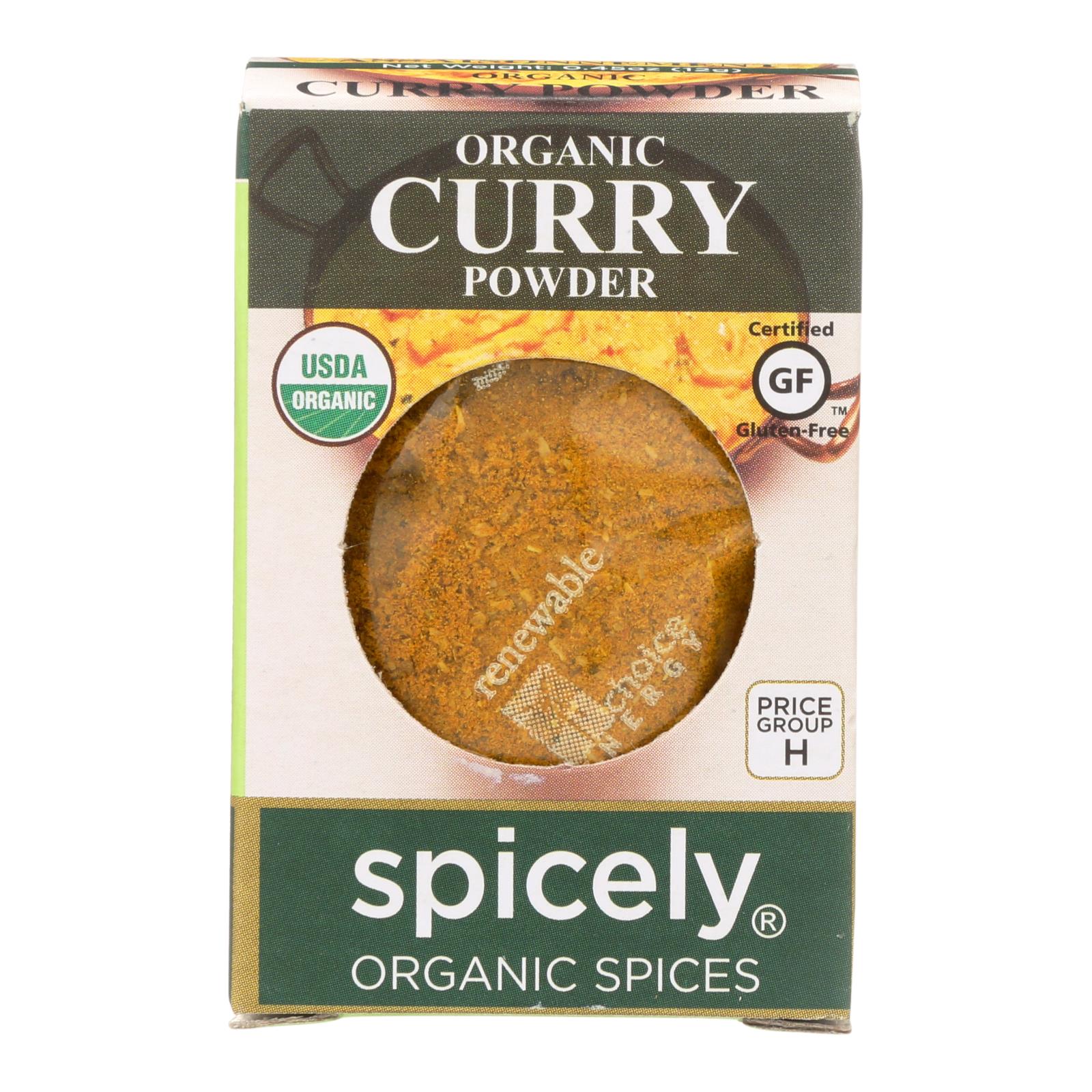 Spicely Organics - Organic Curry Powder - 6개 묶음상품 - 0.45 oz.