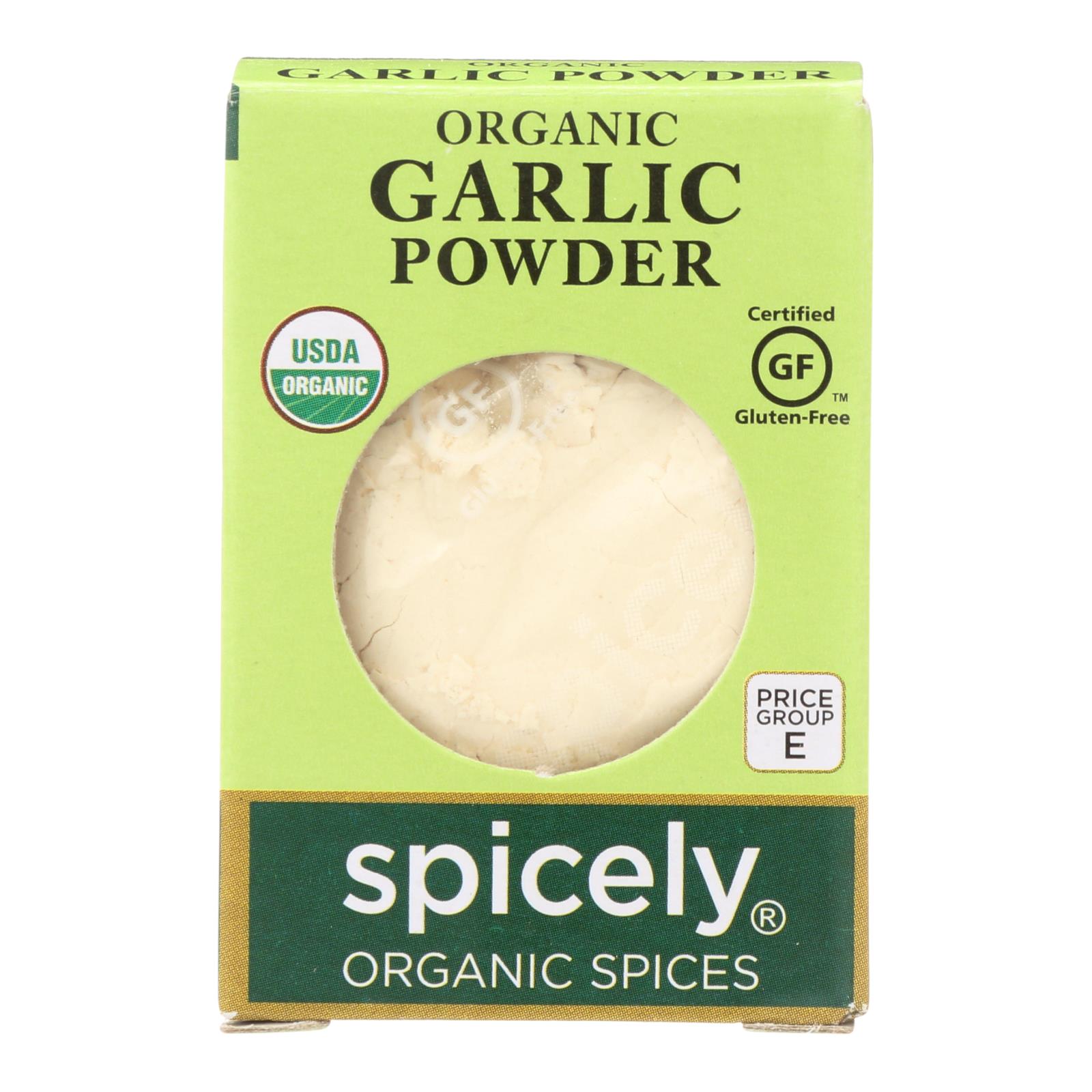 Spicely Organics - Organic Garlic Powder - 6개 묶음상품 - 0.4 oz.